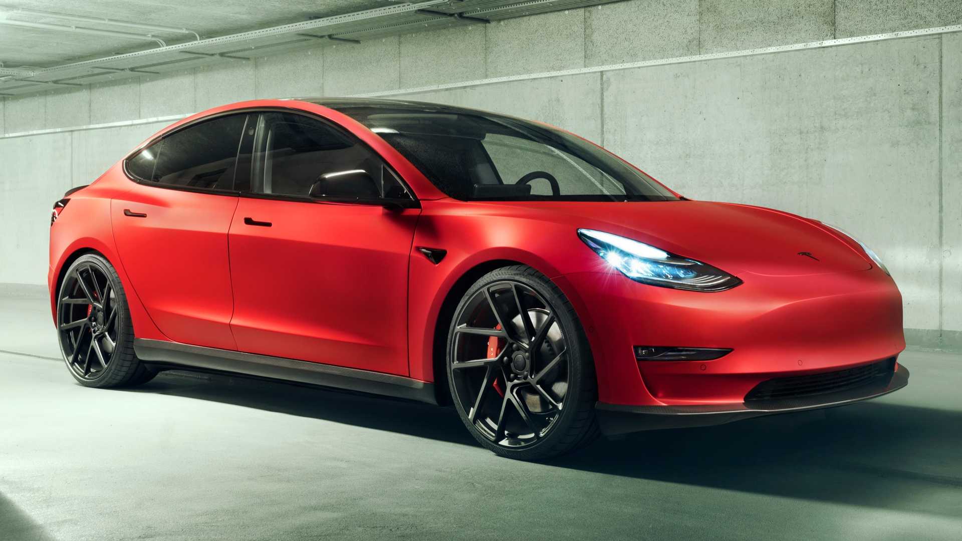 Tesla Model 3 Gets Sporty Attitude From Novitec