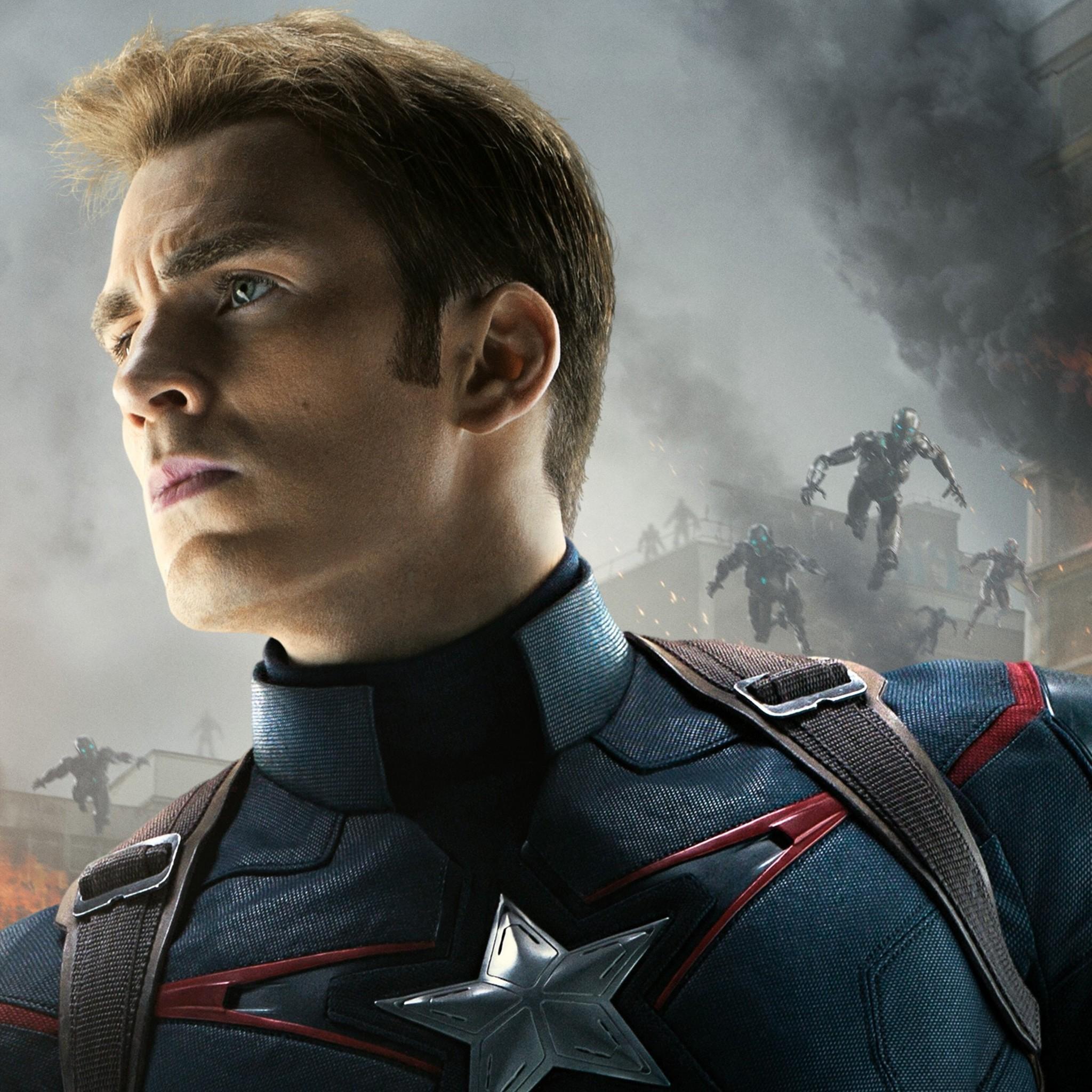 Captain America In Avengers Age Of Ultron iPad Air