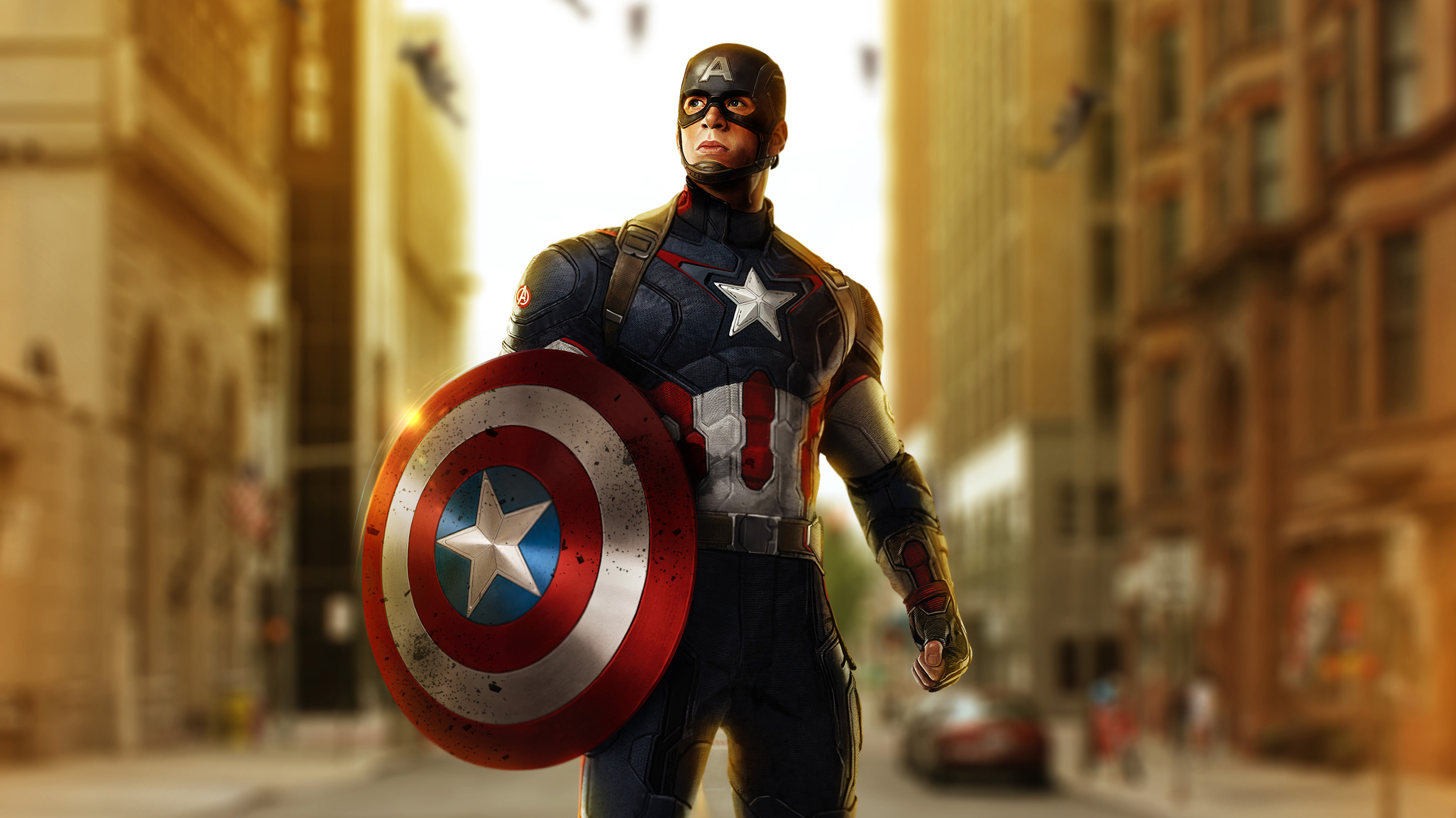 Avengers Age Of Ultron Captain America Artwork, HD
