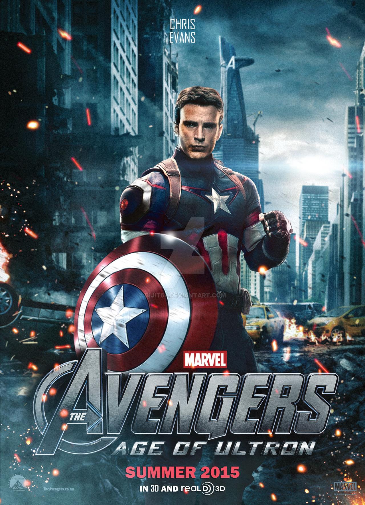 Wallpaper Avengers: Age of Ultron Shield Captain America