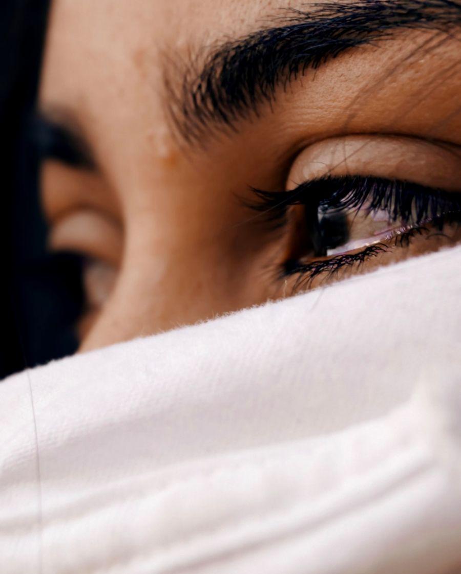 Portrait Woman Macro Photo HD Wallpaper