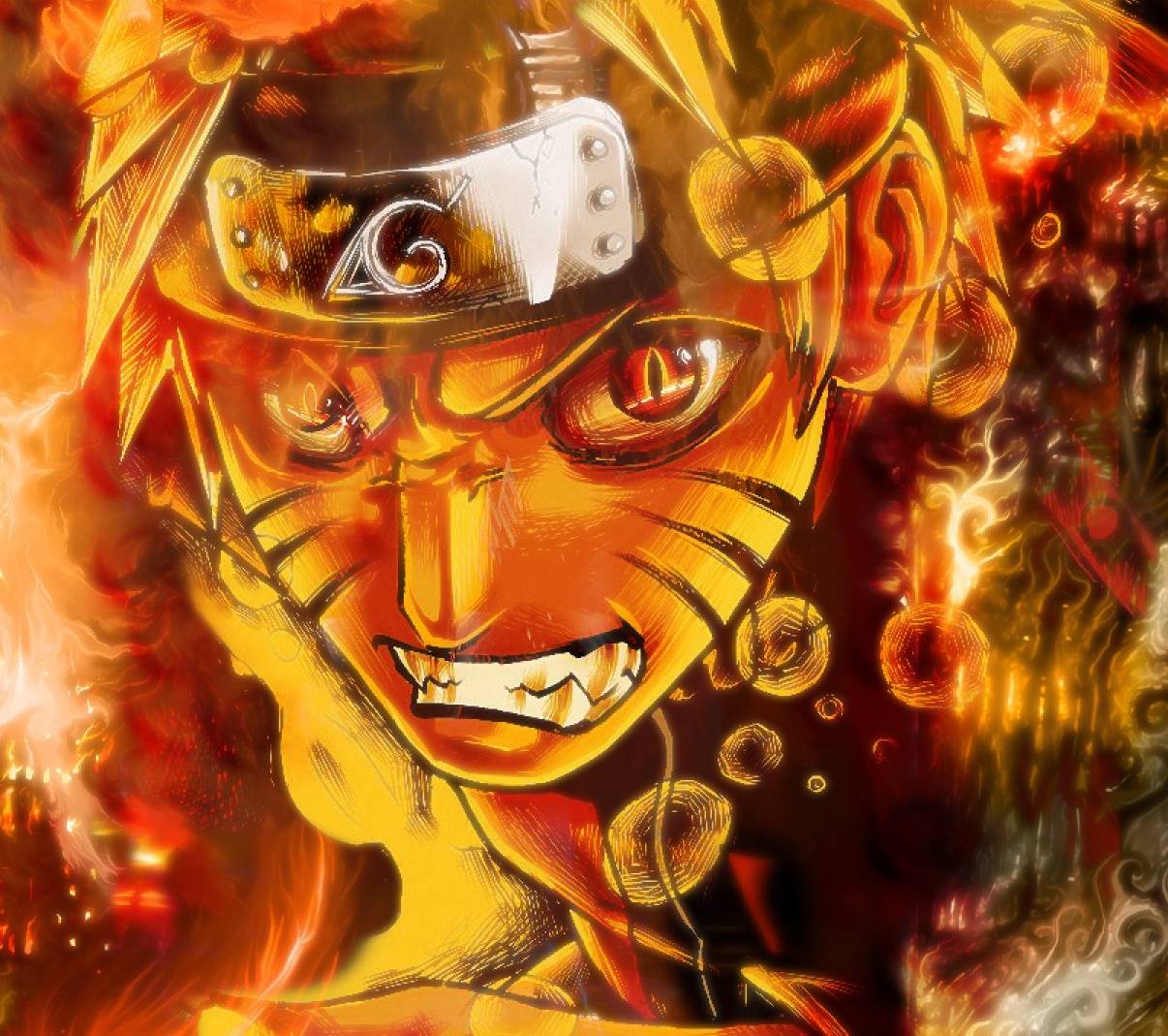 Naruto Chakra mode wallpaper