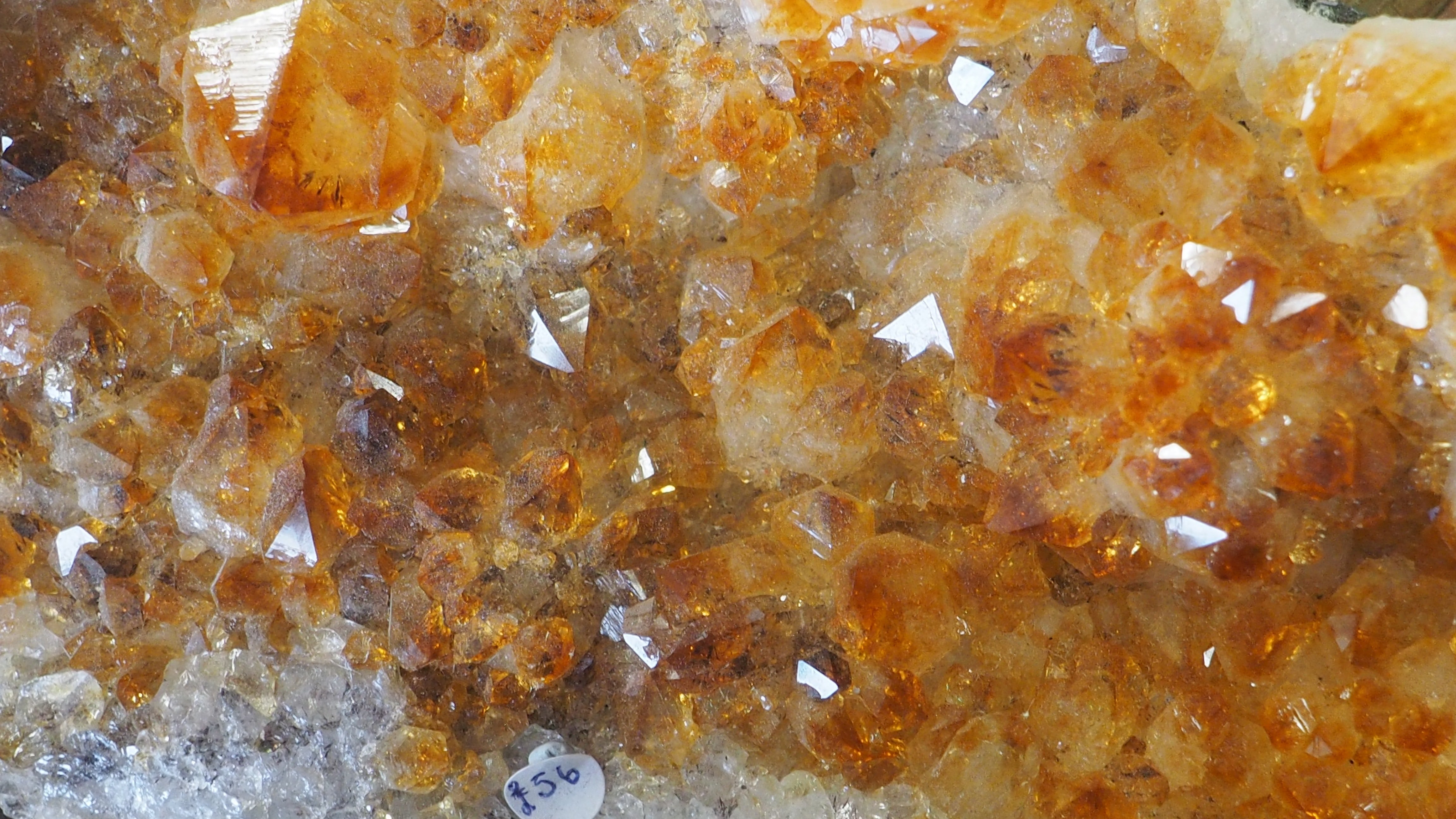 Macro Photo of Citrine, a Variety of Quartz, Orange Display Crystal Stock  Photo - Alamy