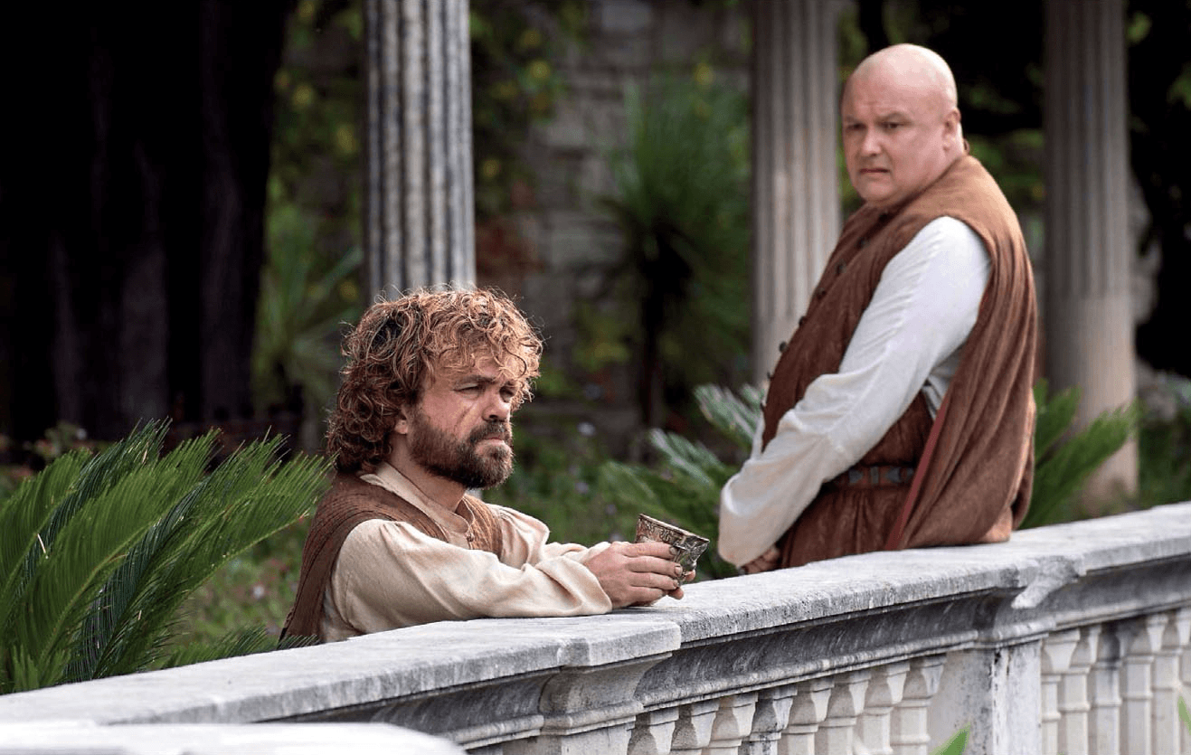 Varys and Tyrion Lannister