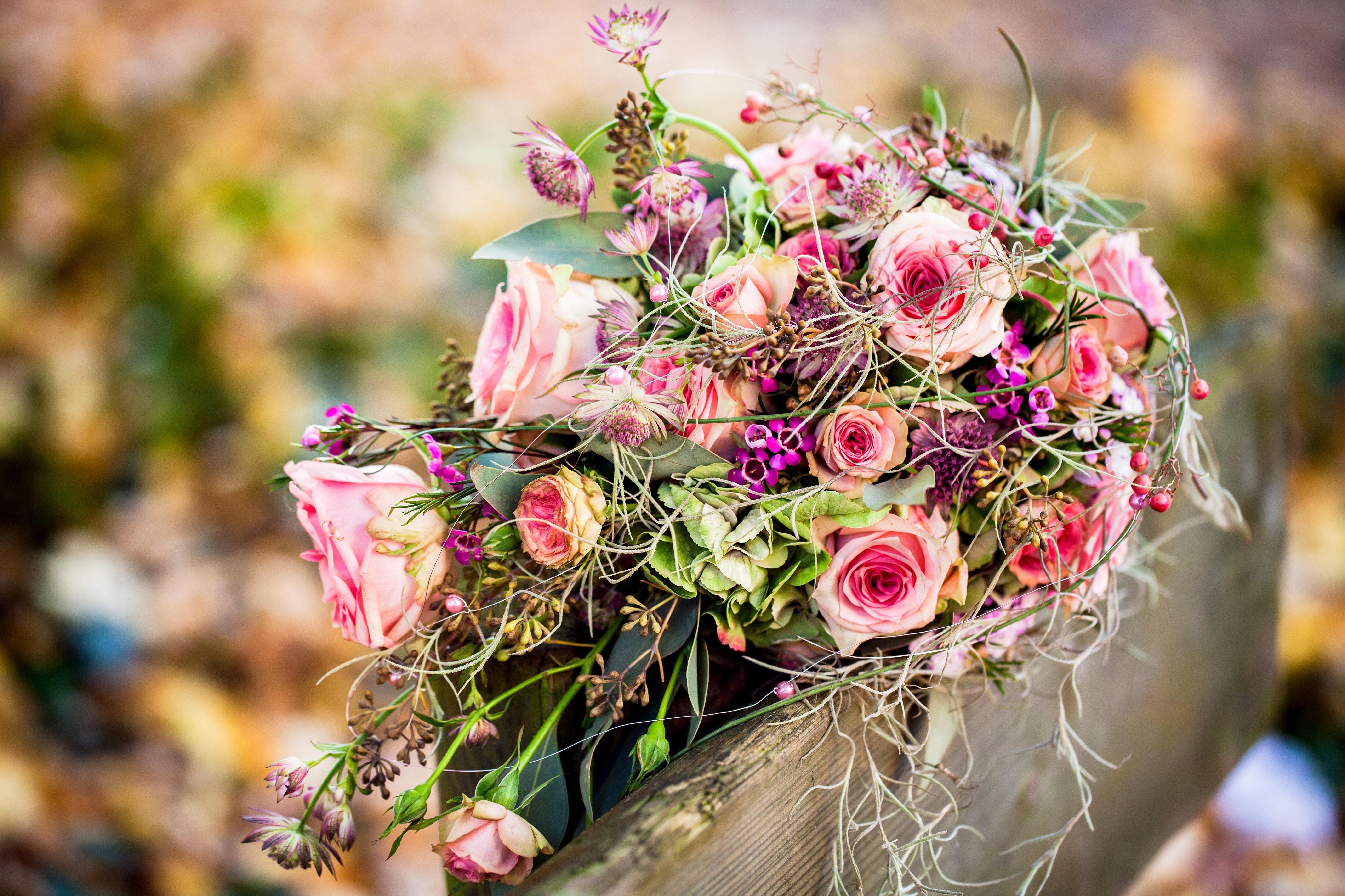 Autumn Bouquet With Roses wallpaper 2018 in Flowers