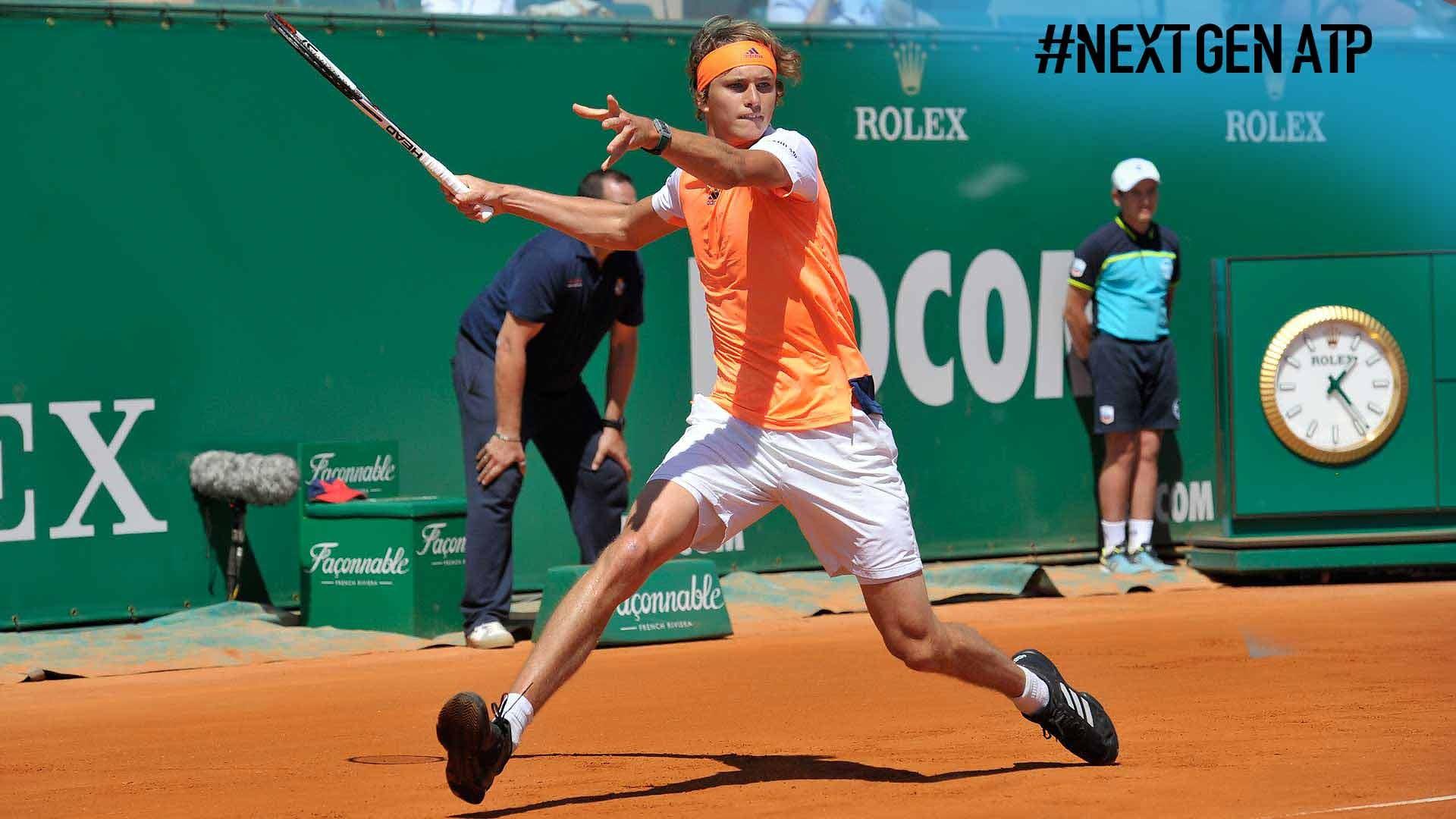 Alexander Zverev During Tennis Game Photo