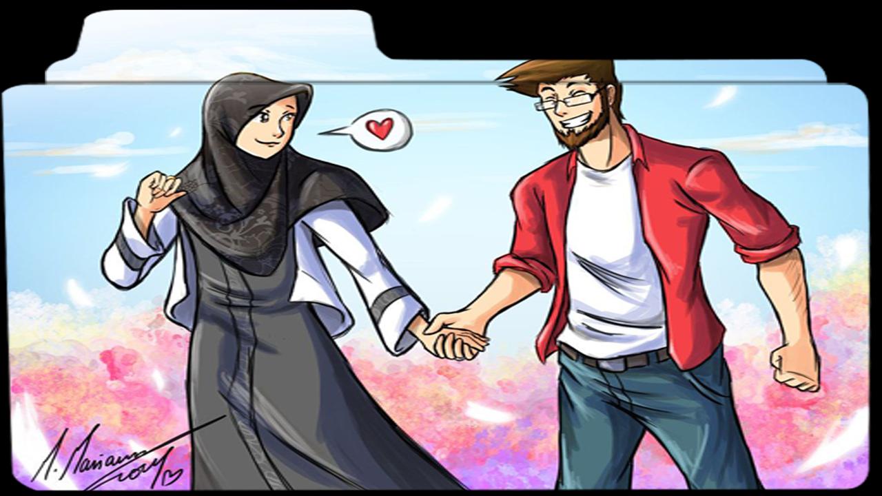 24++ Wallpaper Anime Muslim Couple - Anime Wallpaper