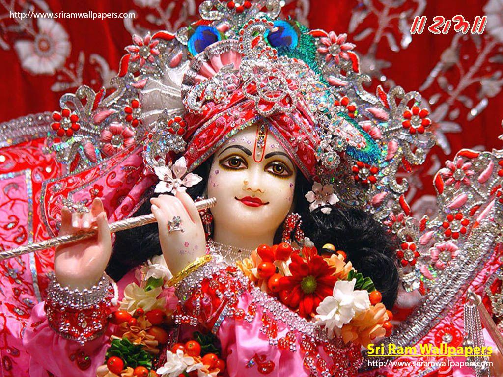 Download Sri Krishna 3D Wallpaper for Mobile image, picture