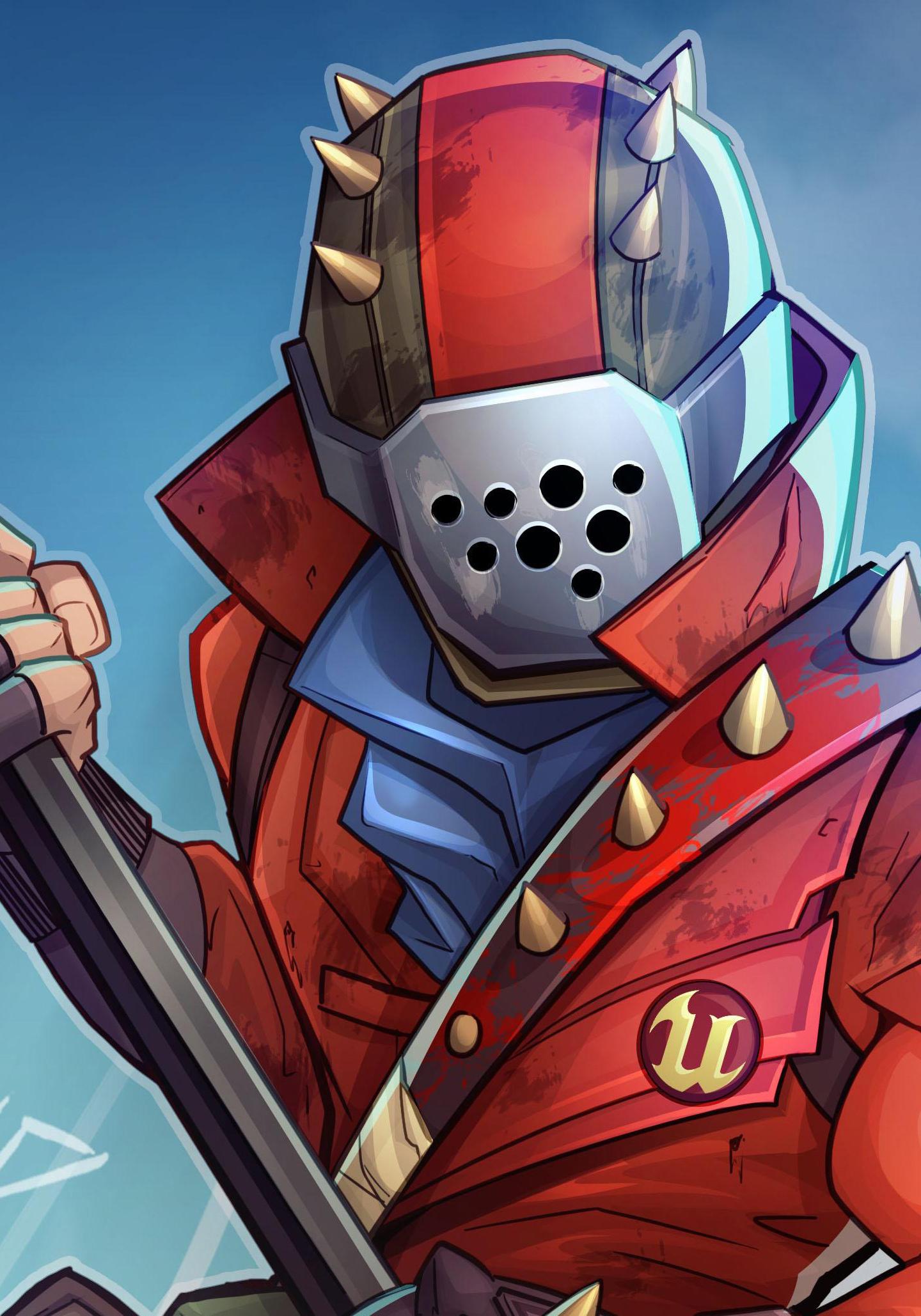 Download 1440x2560 wallpaper fortnite, video game, fan art