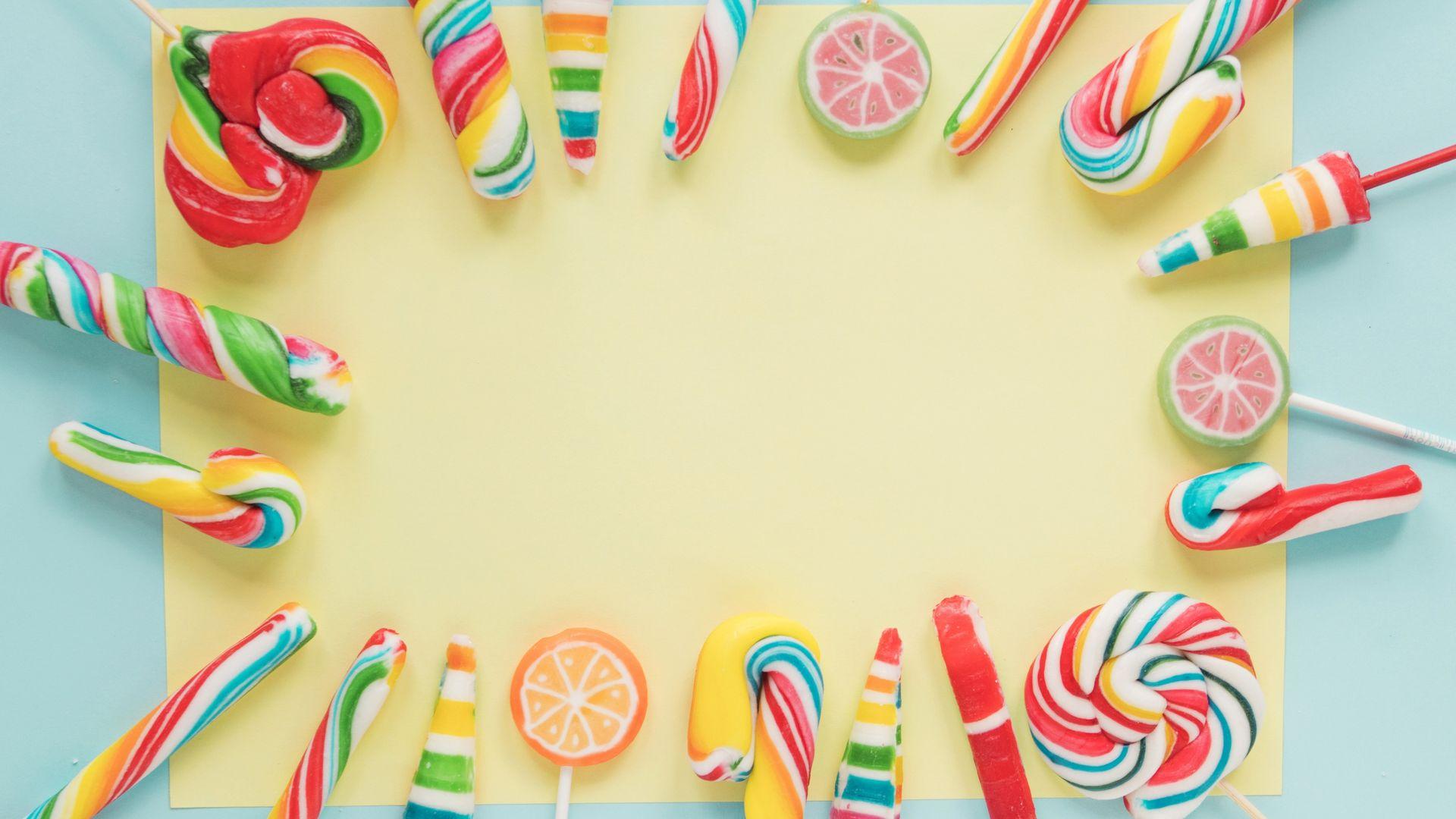 Candy Lollipops HD Wallpaper