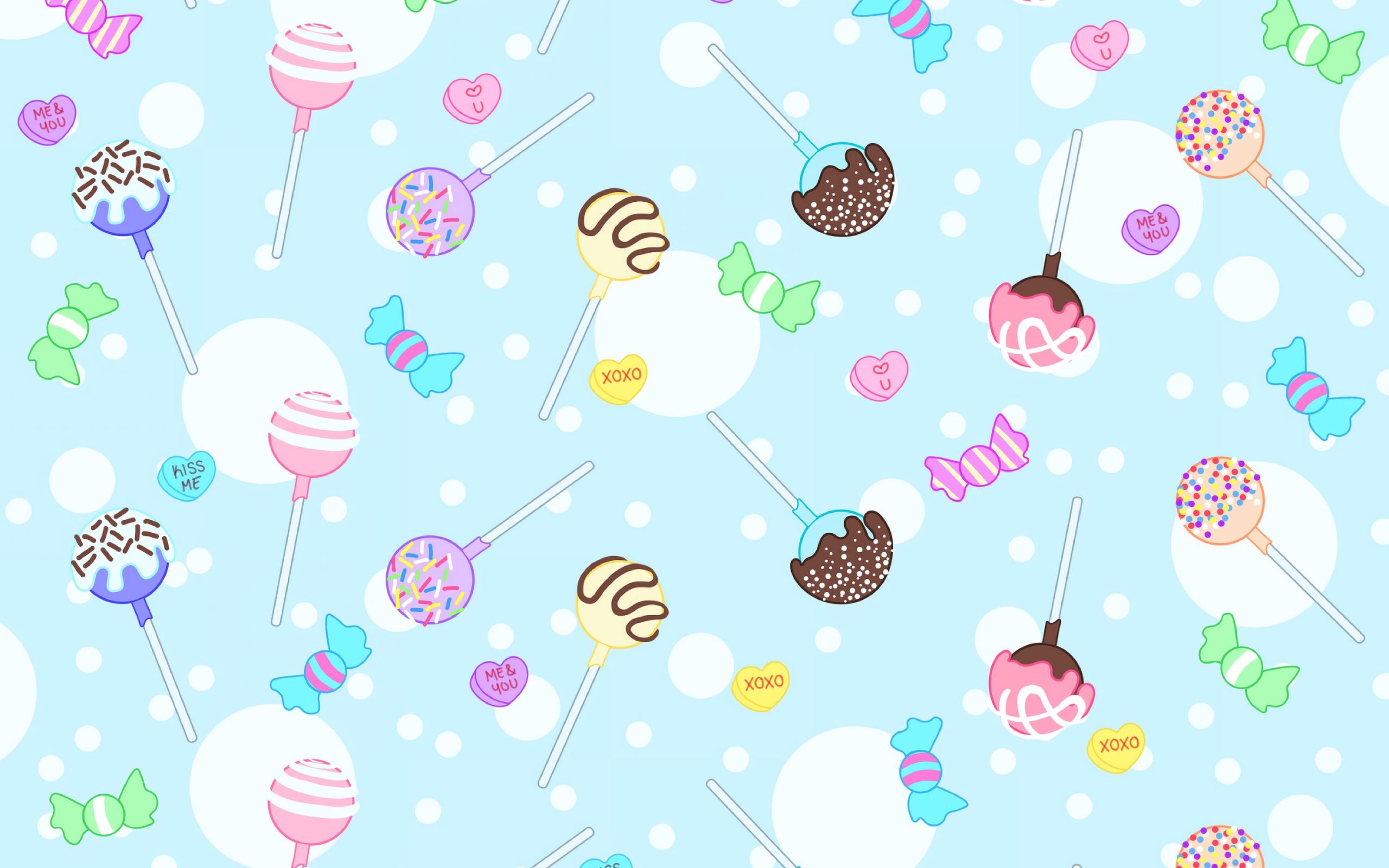 Download wallpaper 2560x1600 lollipops, candy, sweet