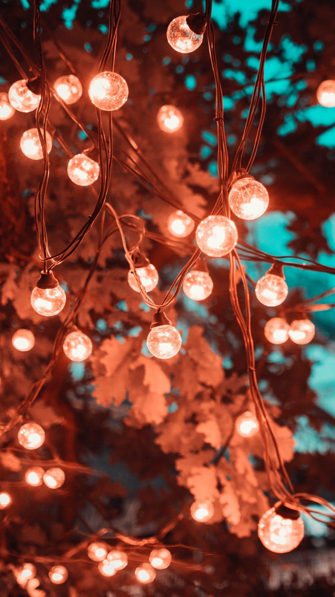 Wallpaper light emitting diode, lighting, christmas lights, branch, incandescent. iPhone wallpaper lights, Christmas phone wallpaper, Christmas lights wallpaper