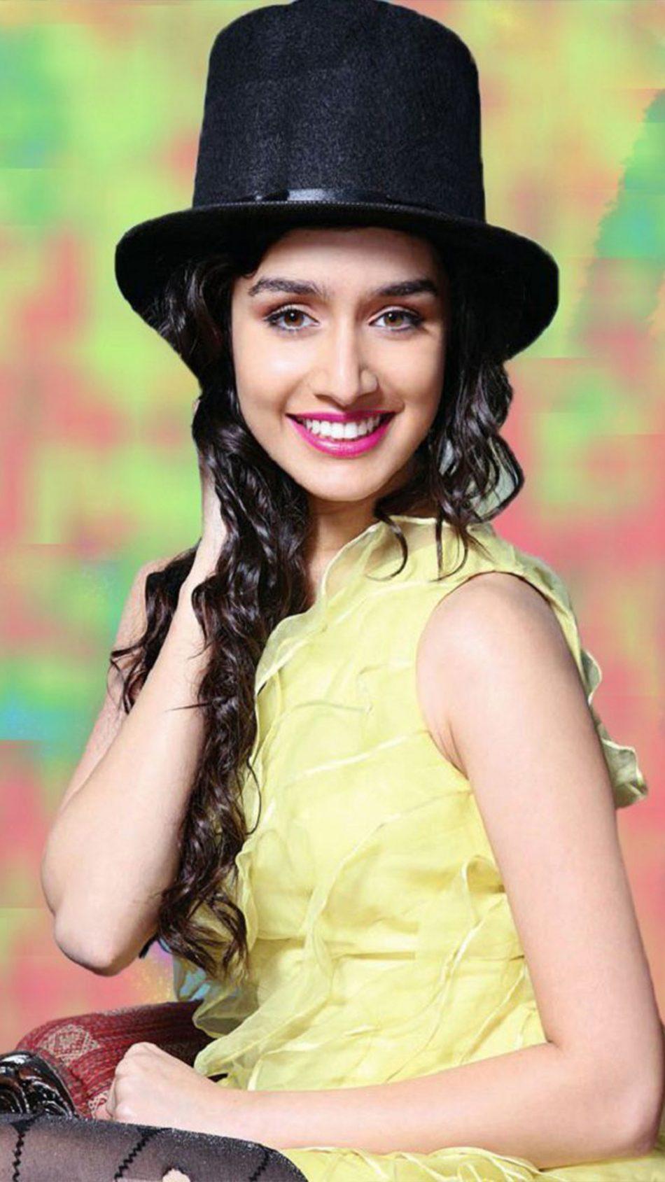 Shraddha Kapoor Wearing Black Hat 4K Ultra HD Mobile Wallpaper