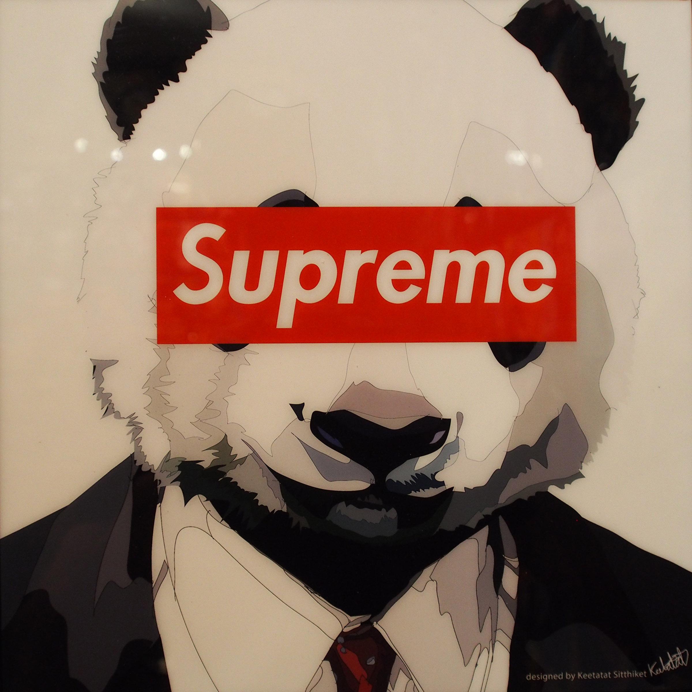 Download Wallpaper Panda Supreme