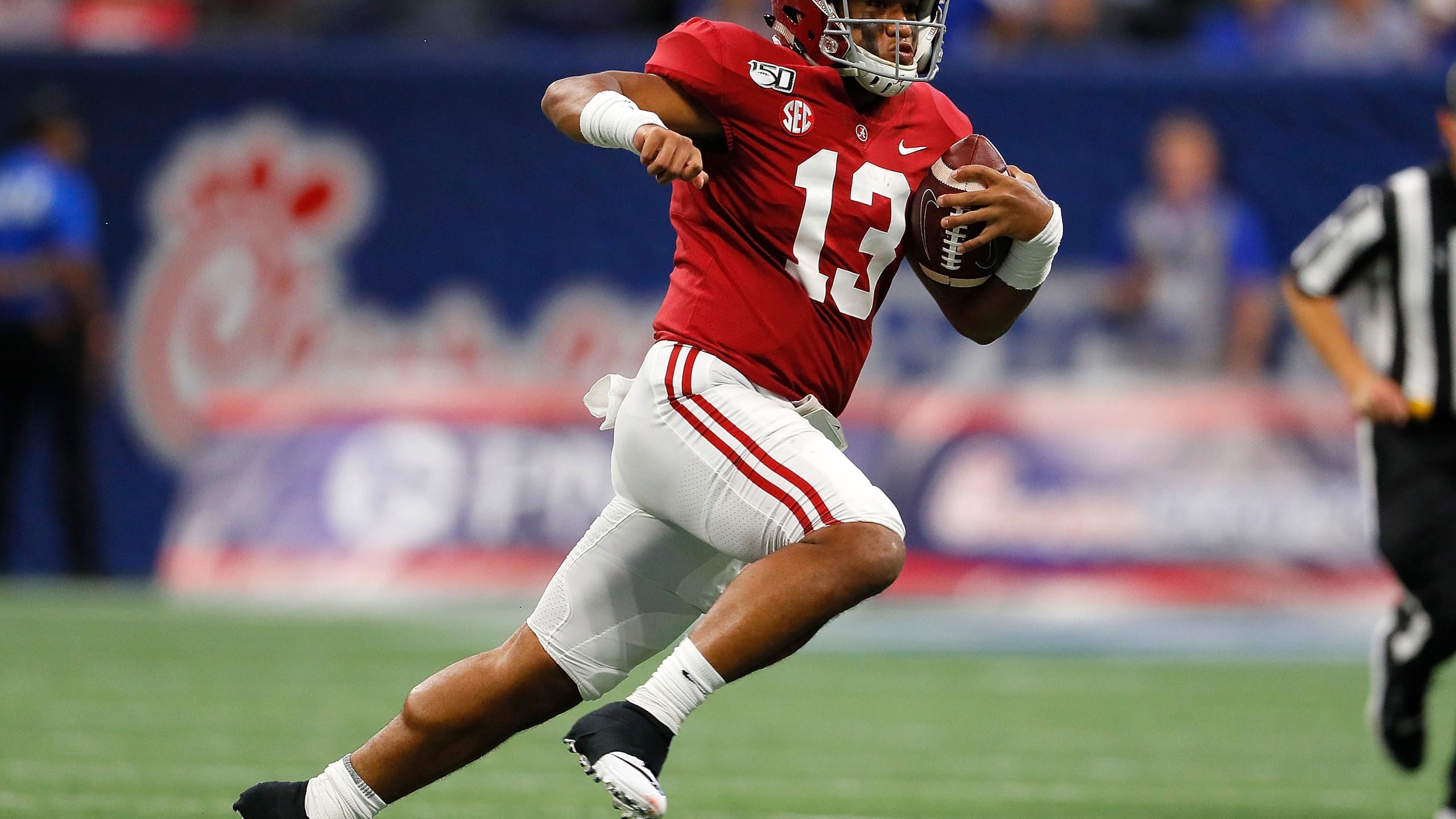 Saban says Tagovailoa 'works out like crazy', says he might