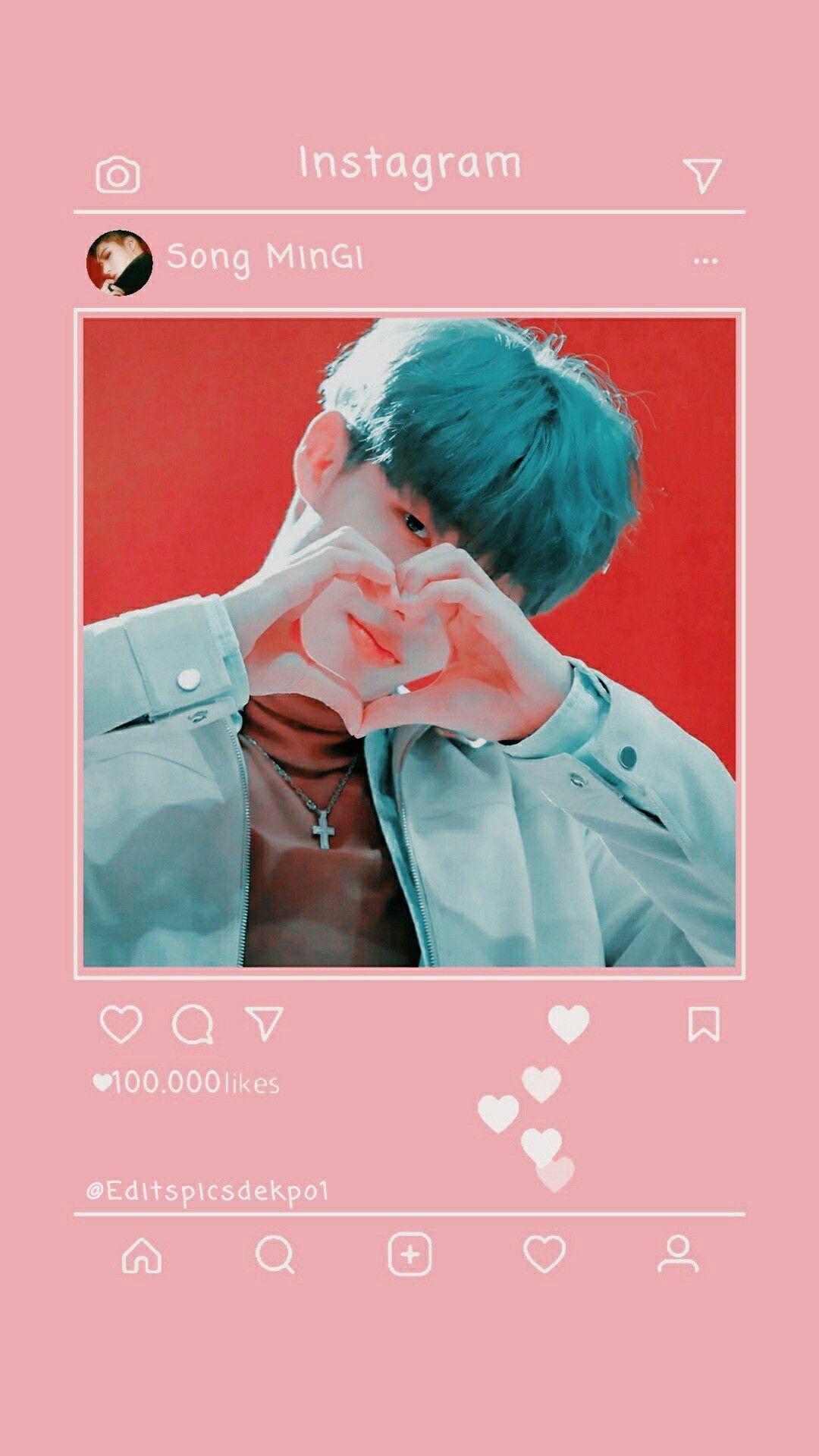 Lockscreen #Wallpaper #kpop #Ateez #Mingi #fondo #de