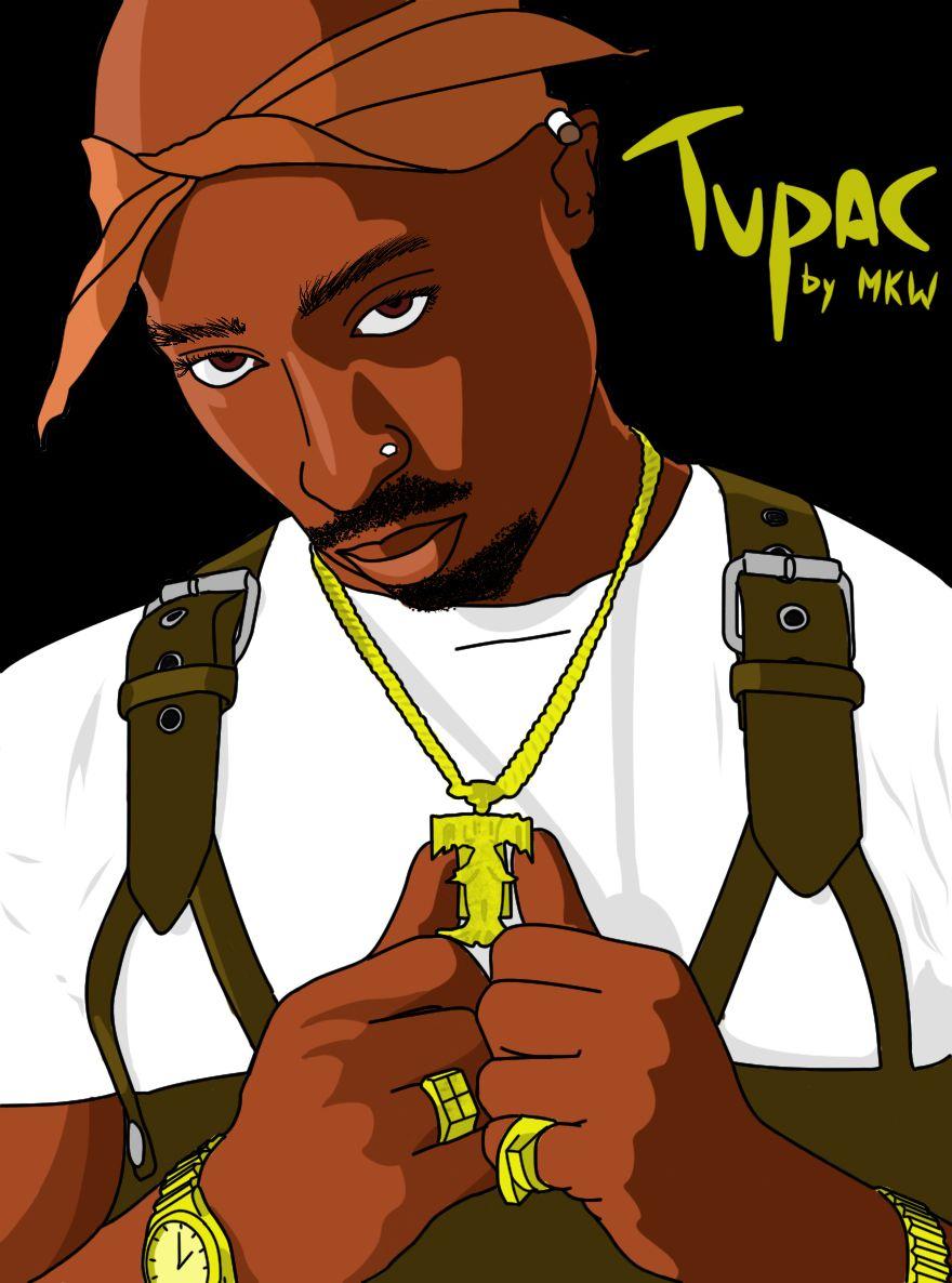 Cartoon Tupac Wallpaper Free Cartoon Tupac