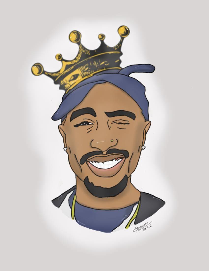 2pac Cartoon Pics - Pin By Jada Conner On Tupac | Digilish Wallpaper