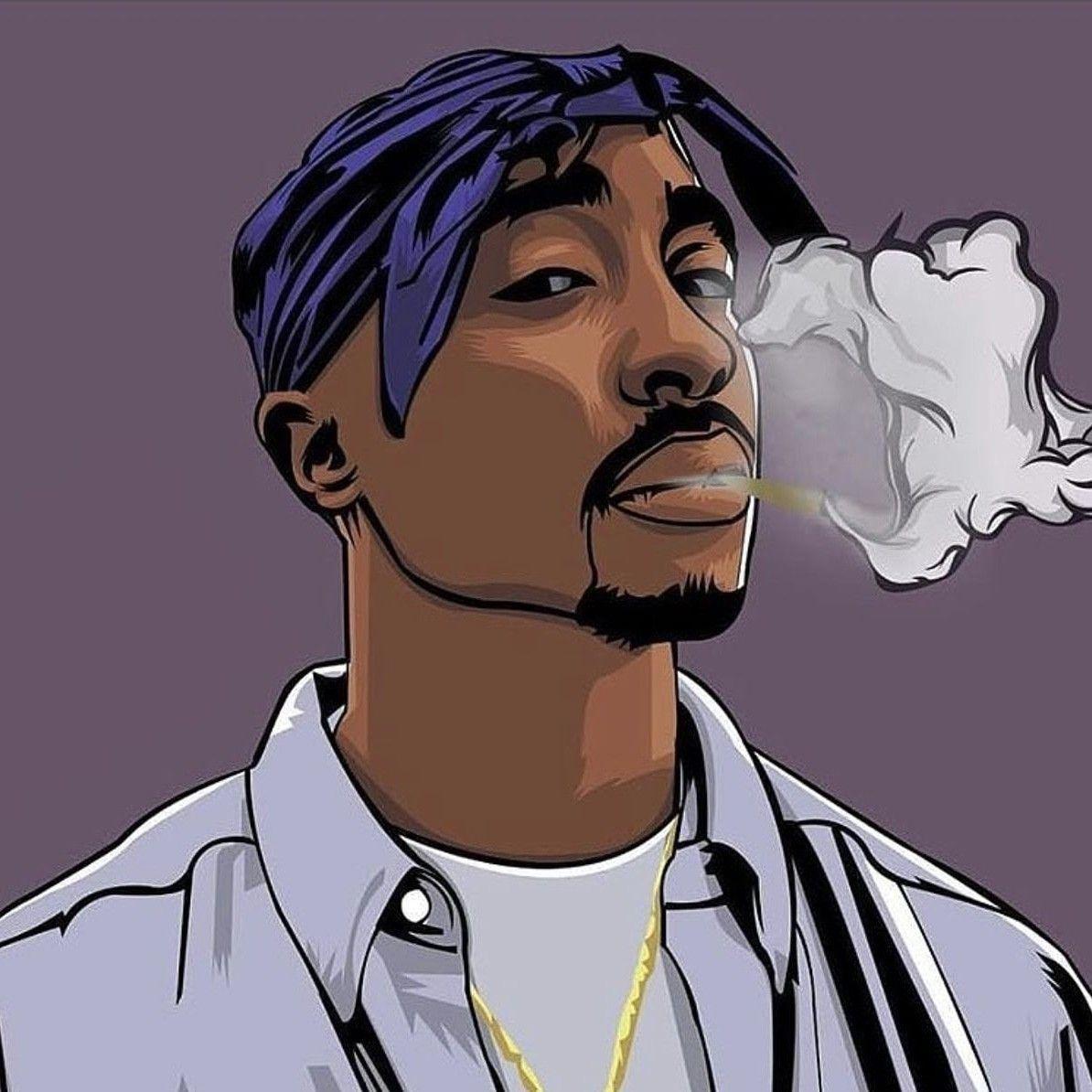 Cartoon Supreme Wallpaper Tupac