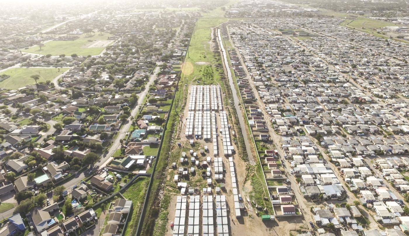 Drone image show the “architecture of apartheid” in Cape