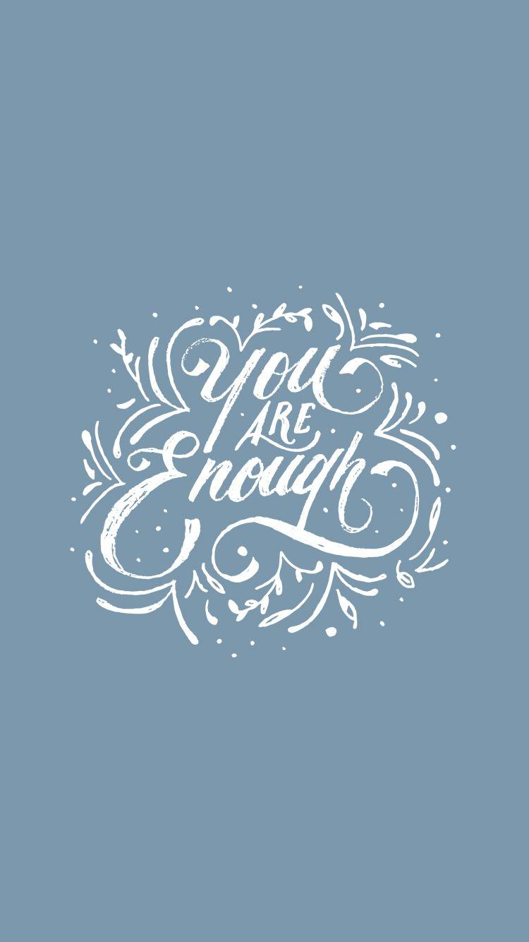 Enough inspirational mantra teal HD phone wallpaper  Peakpx