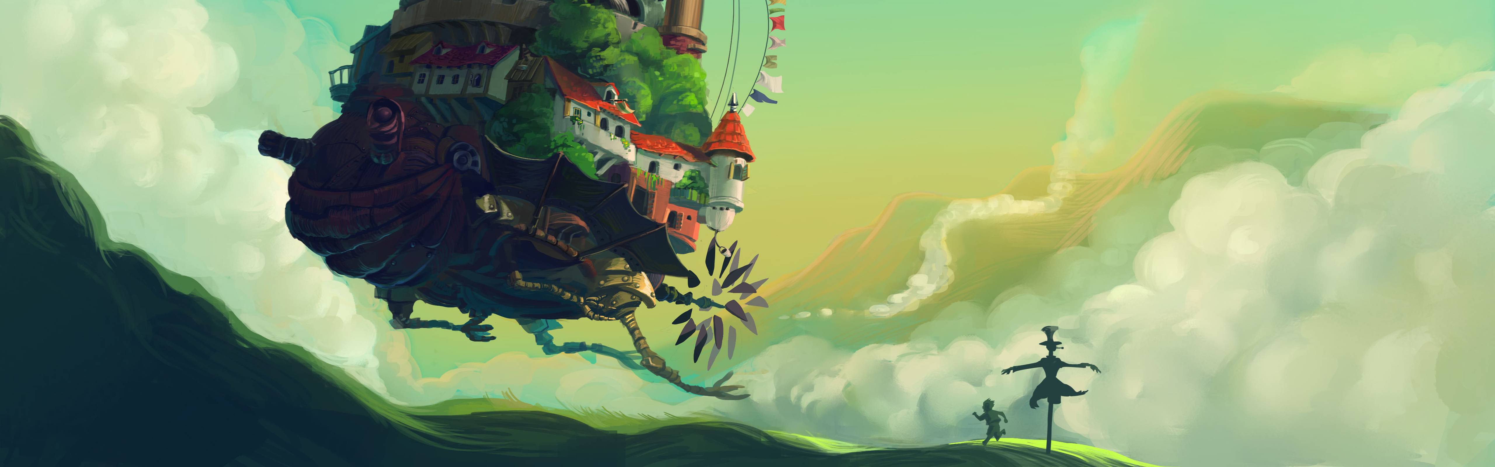 Howl's Moving Castle [5120x1600]