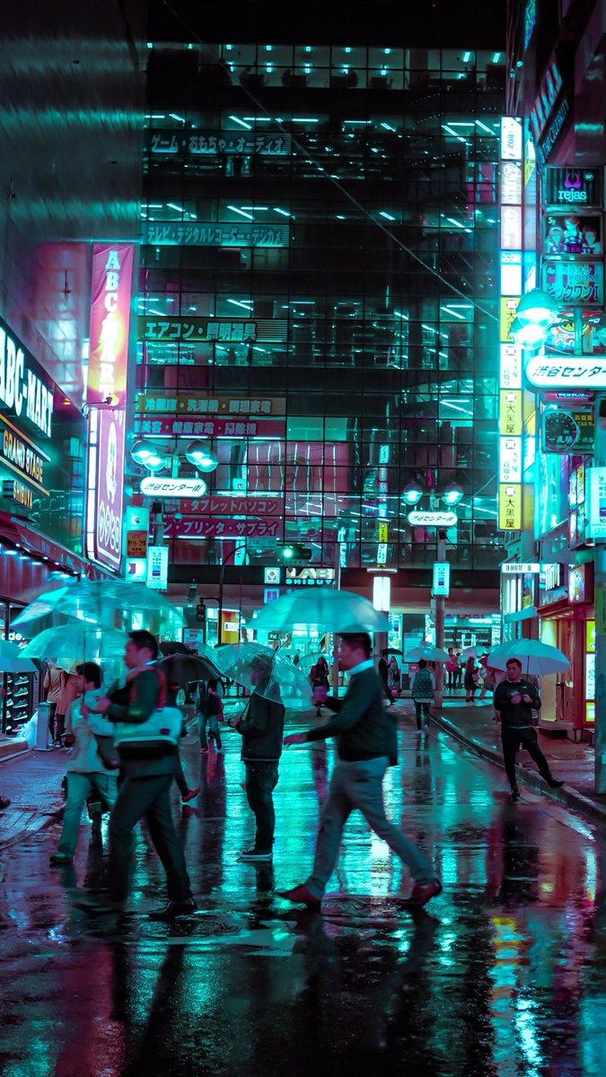 Alex Knight // AGK42 few people asked, so I have made a few #iPhone wallpaper. Share em round! #cyberpunk #tokyo #neon #japan #future # wallpaper