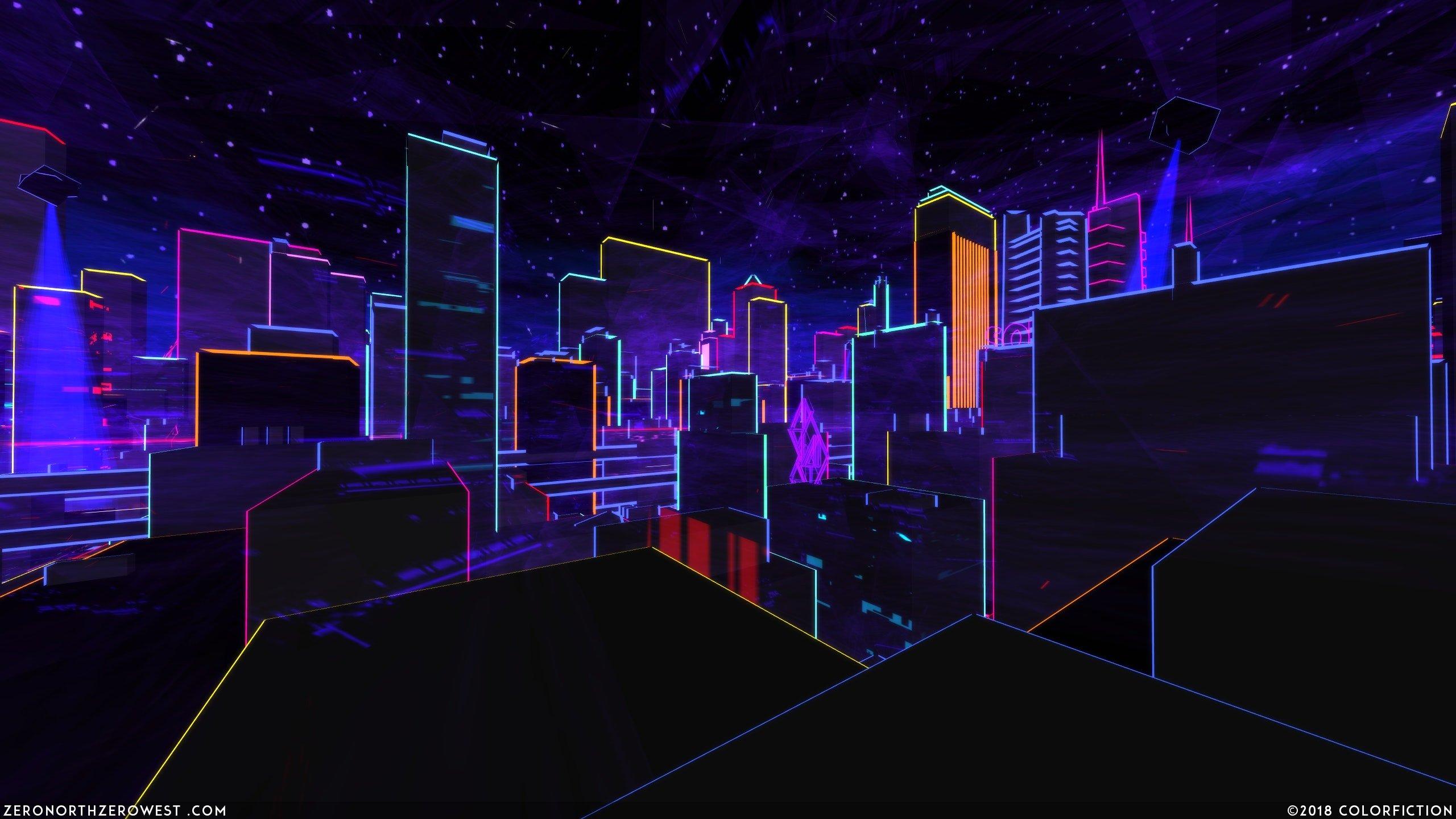 Neon City Wallpaper City, HD Wallpaper & background