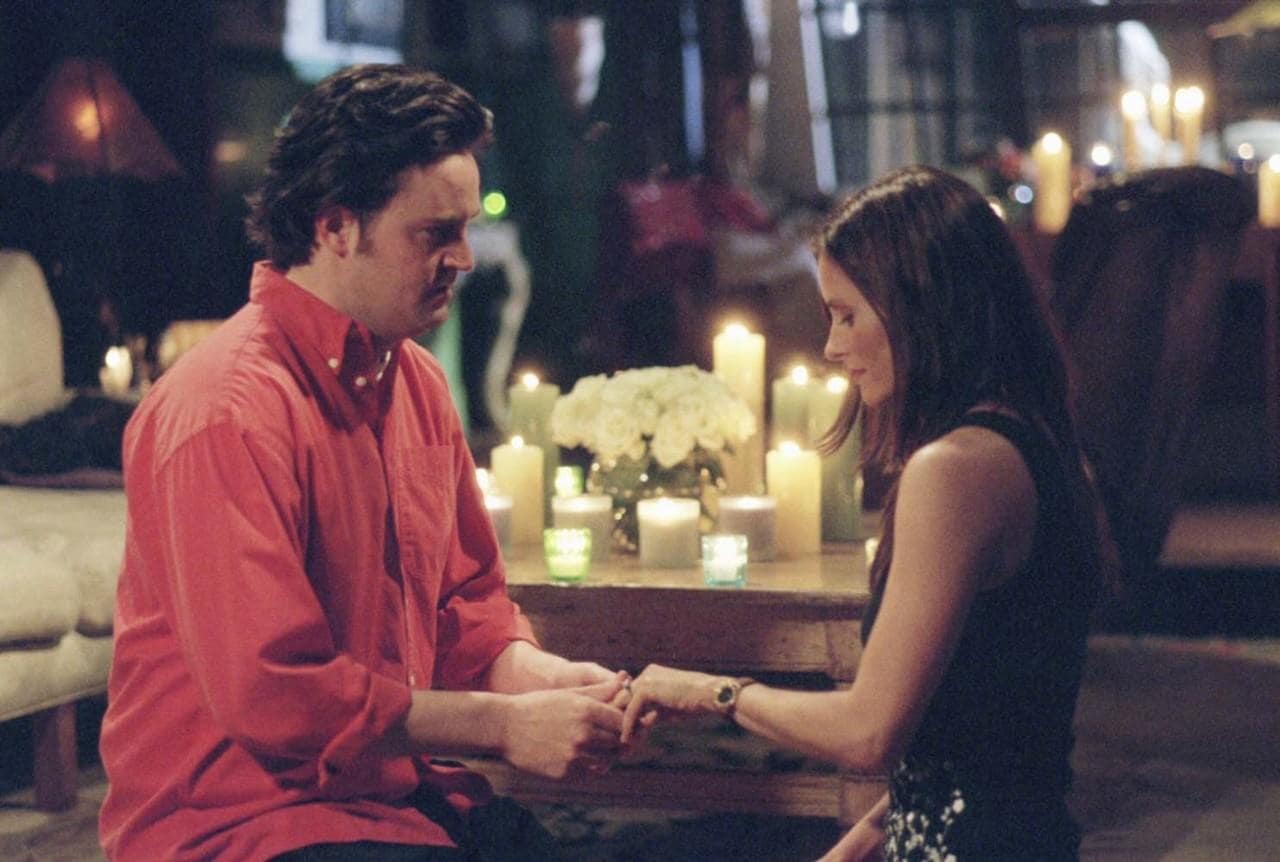 Monica and Chandler Bing's love through image