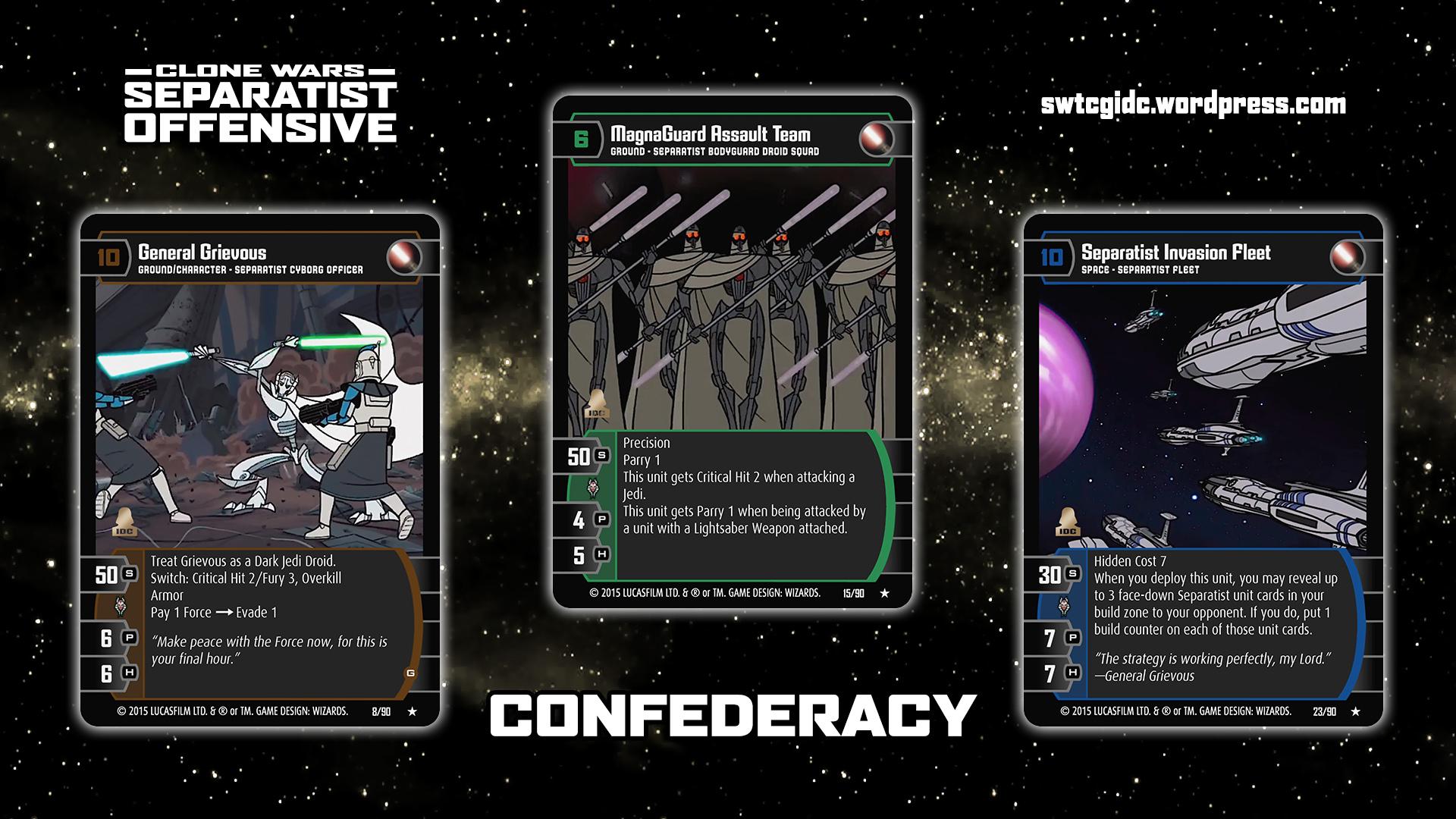 Separatist Offensive. Star Wars Trading Card Game