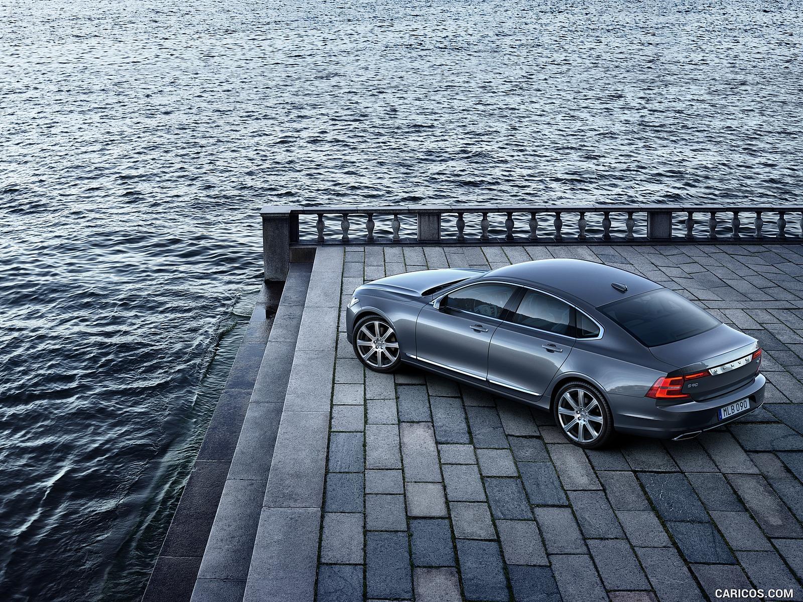 Volvo S90 (Color: Osmium Grey). HD Wallpaper