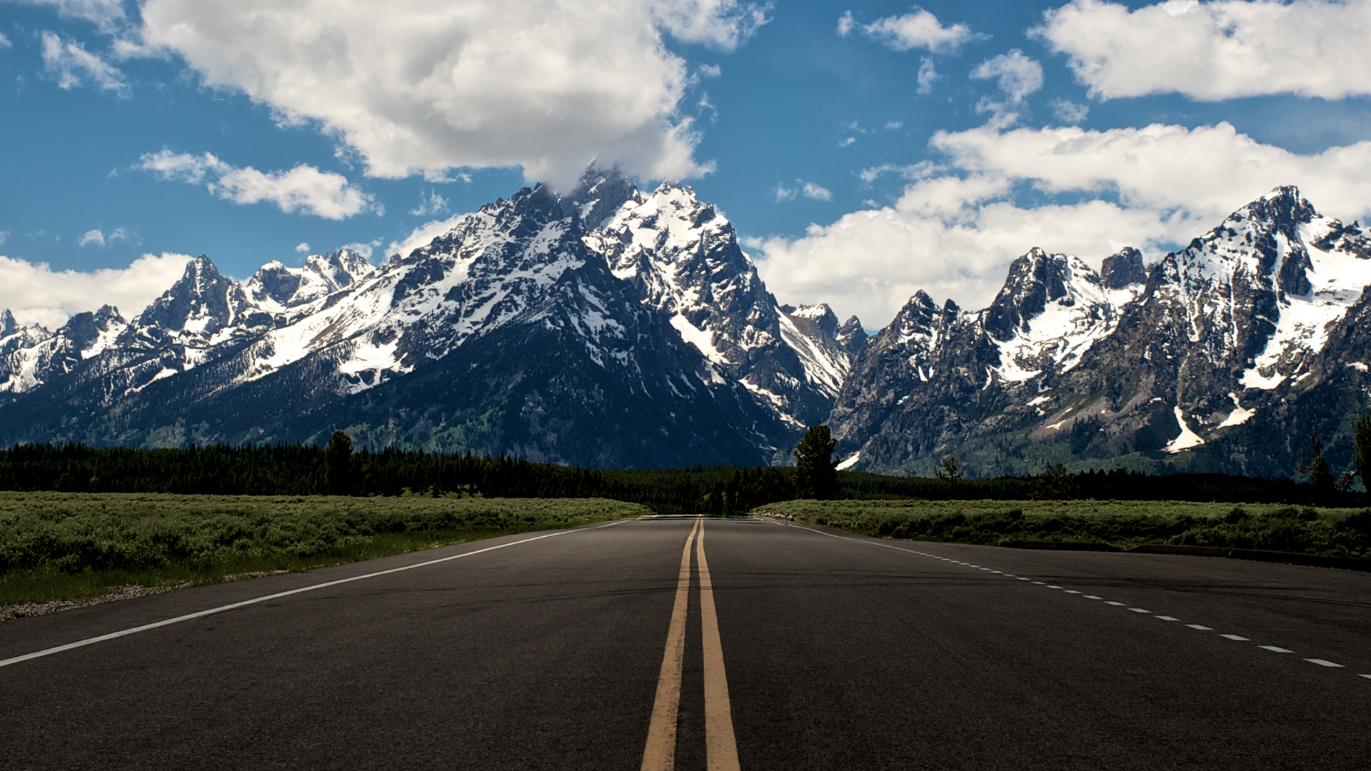 landscape, Road, Mountains Wallpaper HD / Desktop