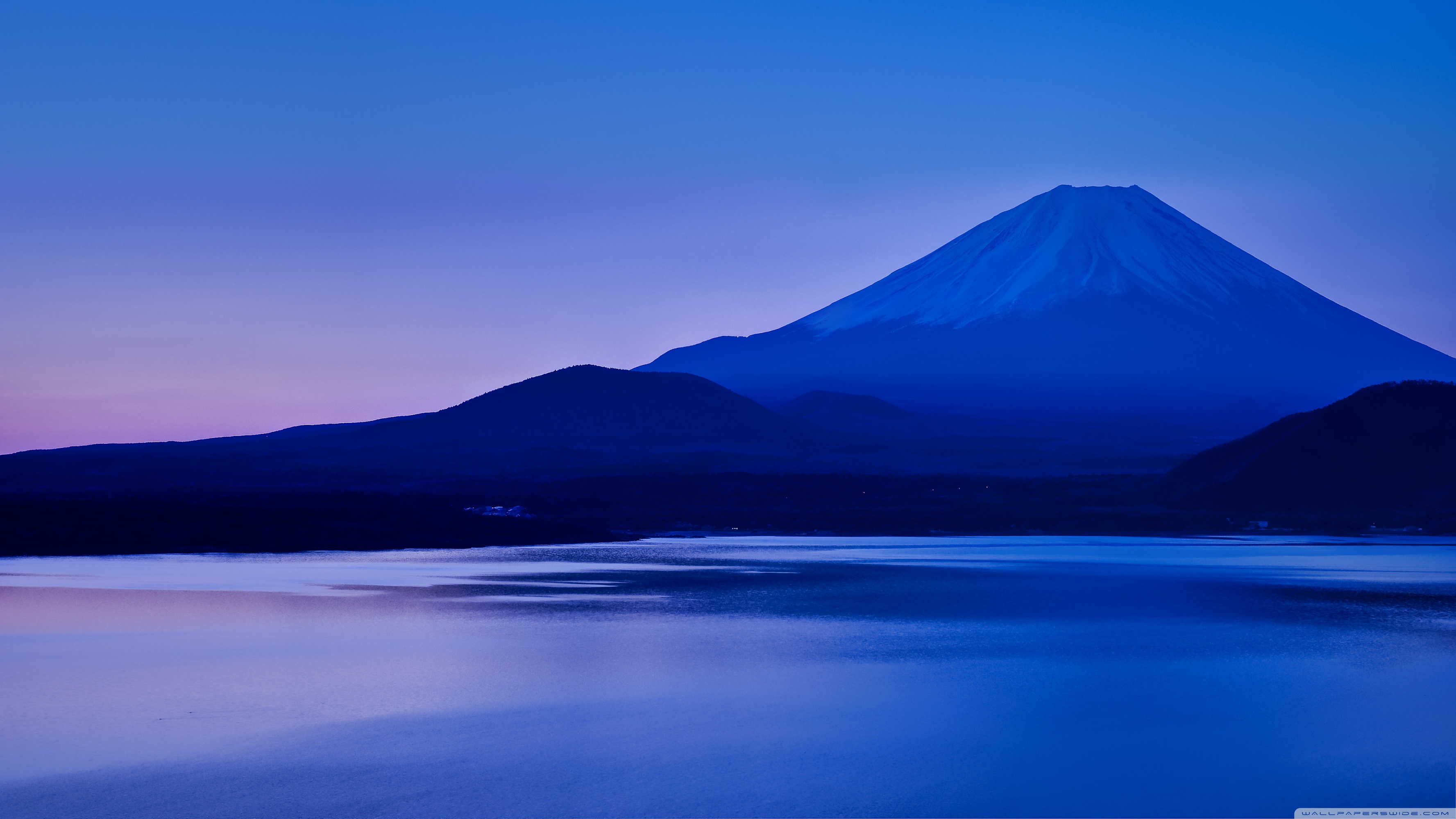 Lake Motosu and Mount Fuji ❤ 4K HD Desktop Wallpaper for 4K
