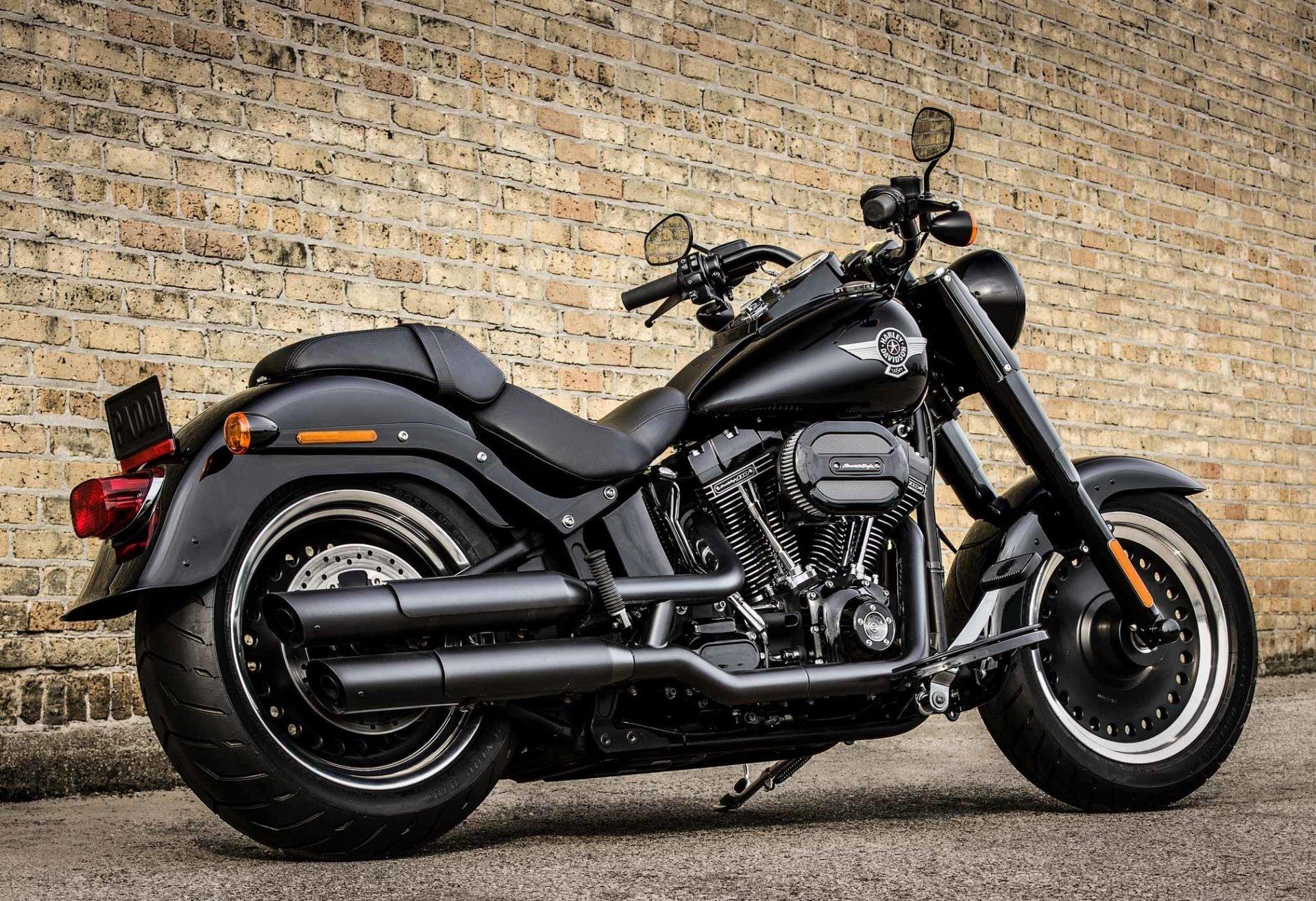 Harley Davidson Fat Boy Wallpapers Wallpaper Cave