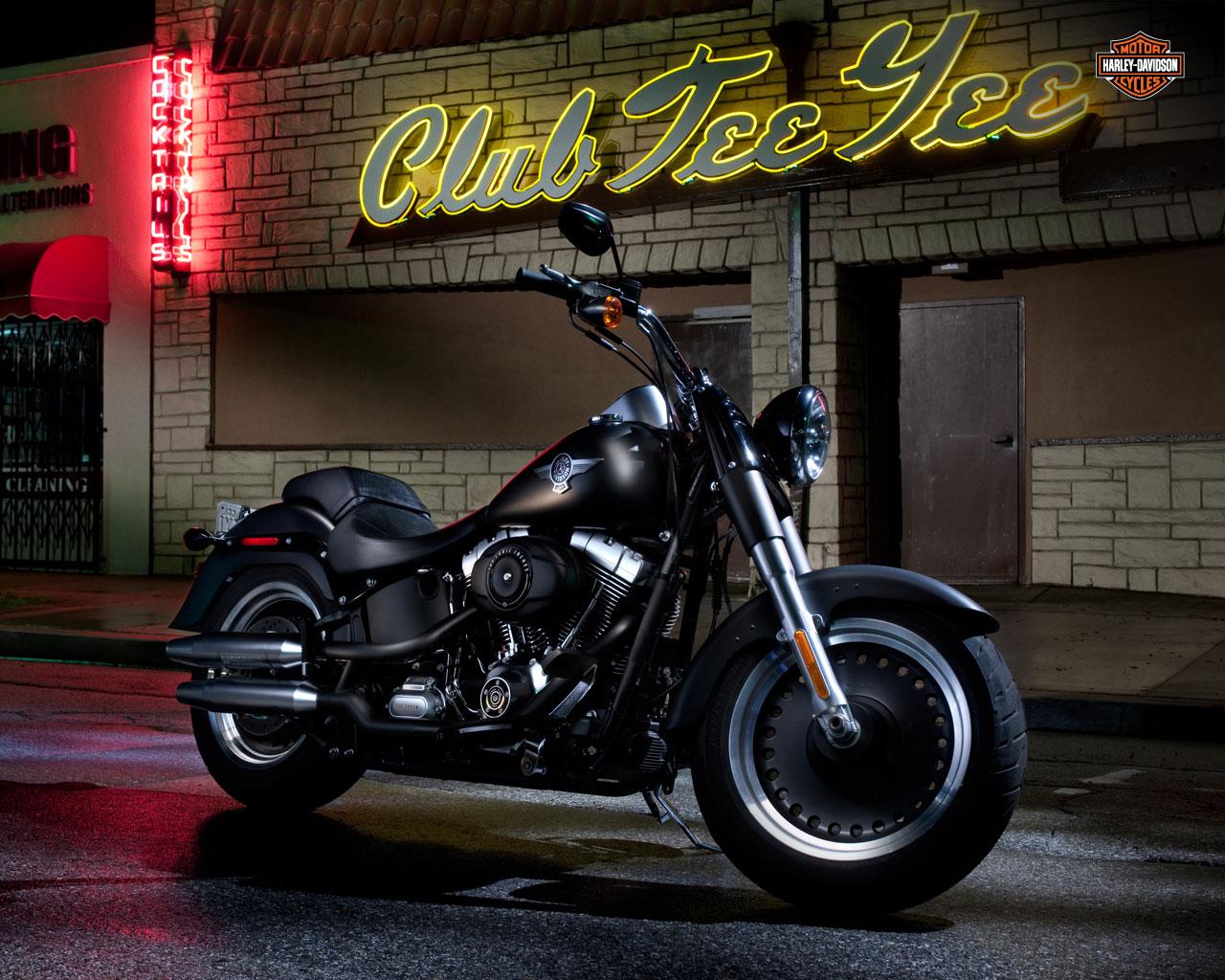 Harley Davidson Fat Boy Wallpaper And Background Image