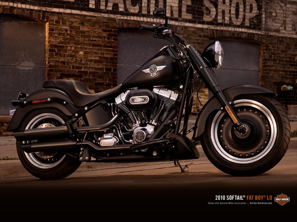 Harley Davidson Fat Boy wallpaperx768