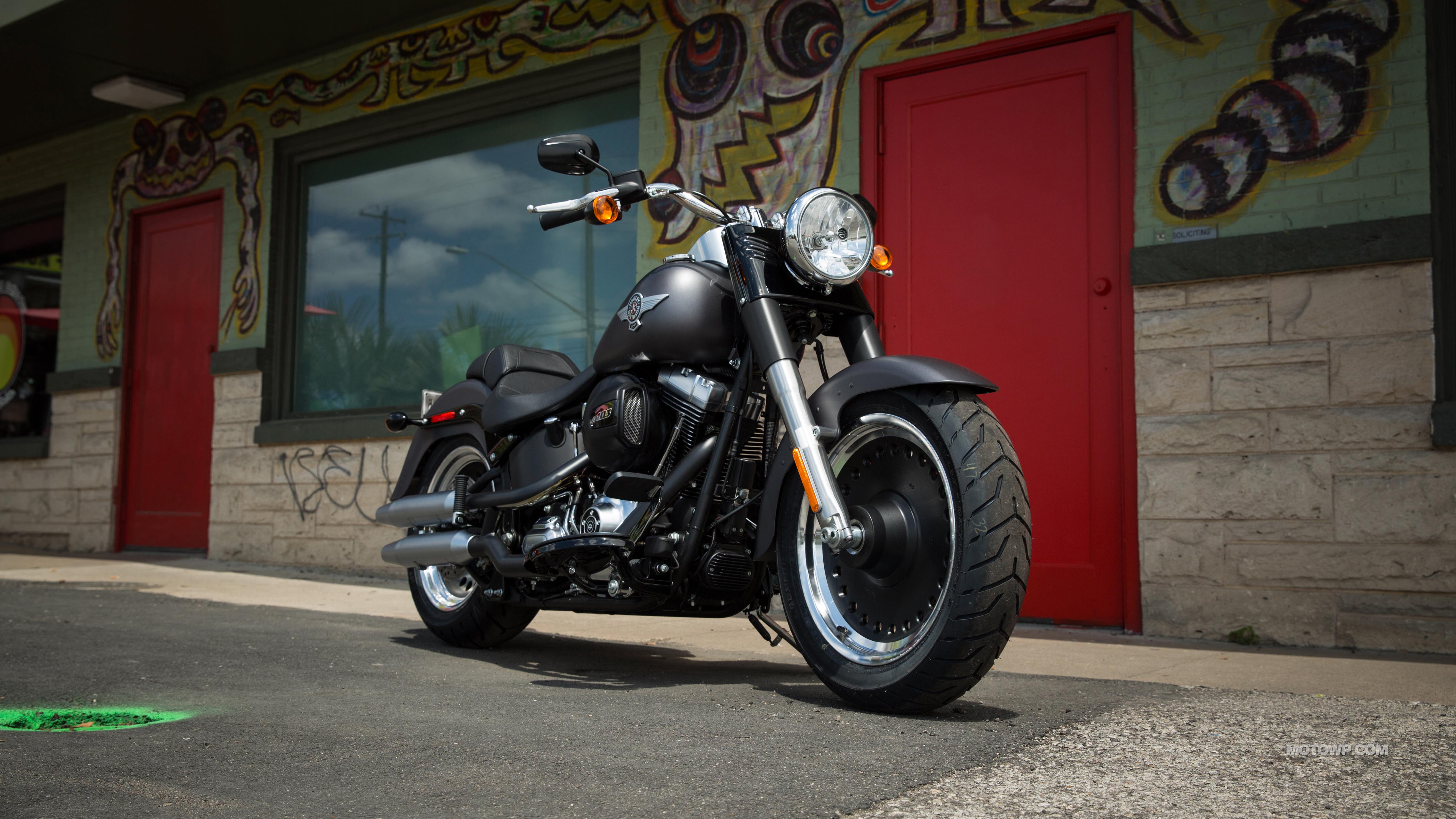 Motorcycles Desktop Wallpaper Harley Davidson Softail Fat