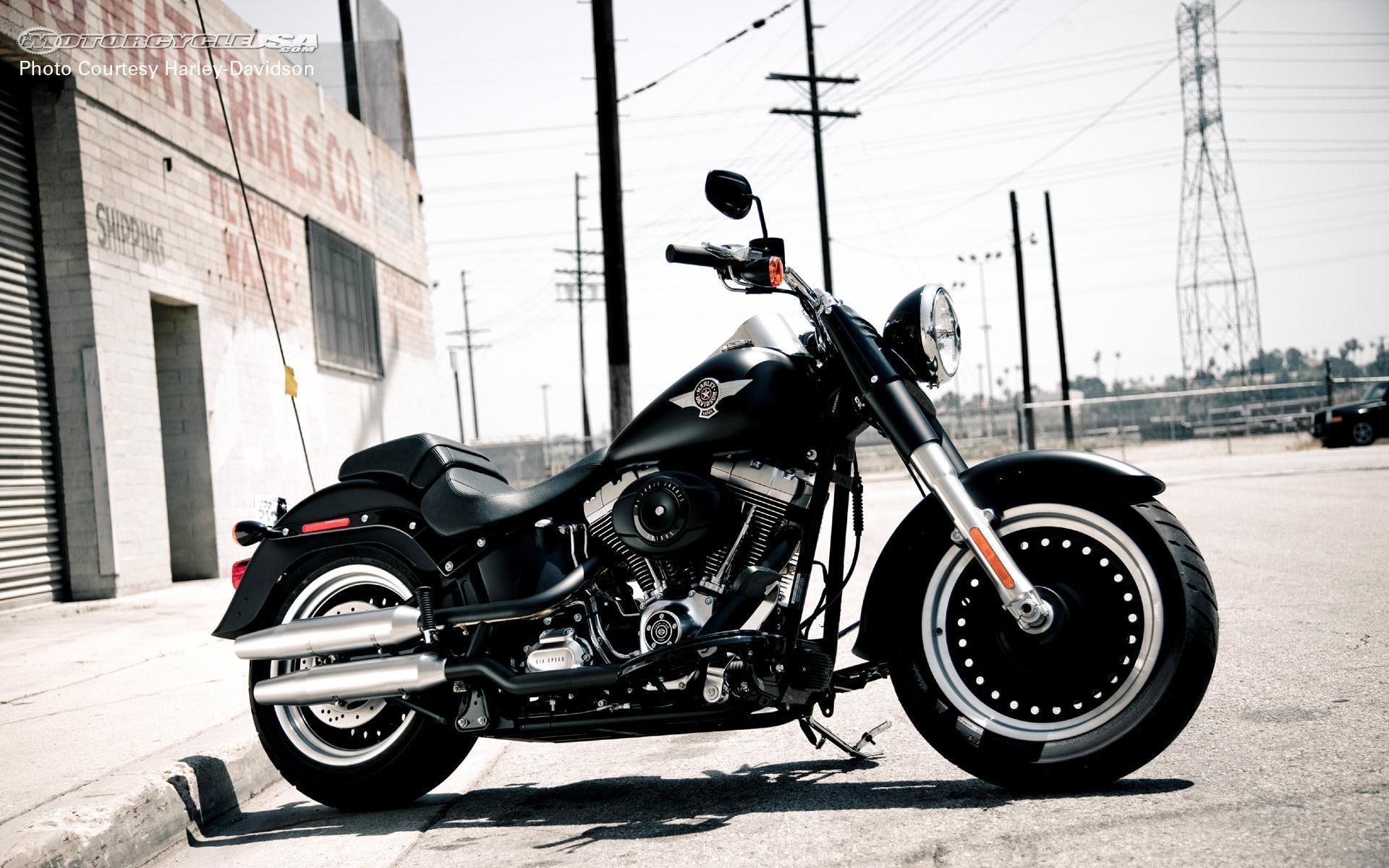 Fat Boy, Harley Davidson, Motorcycle HD Wallpaper