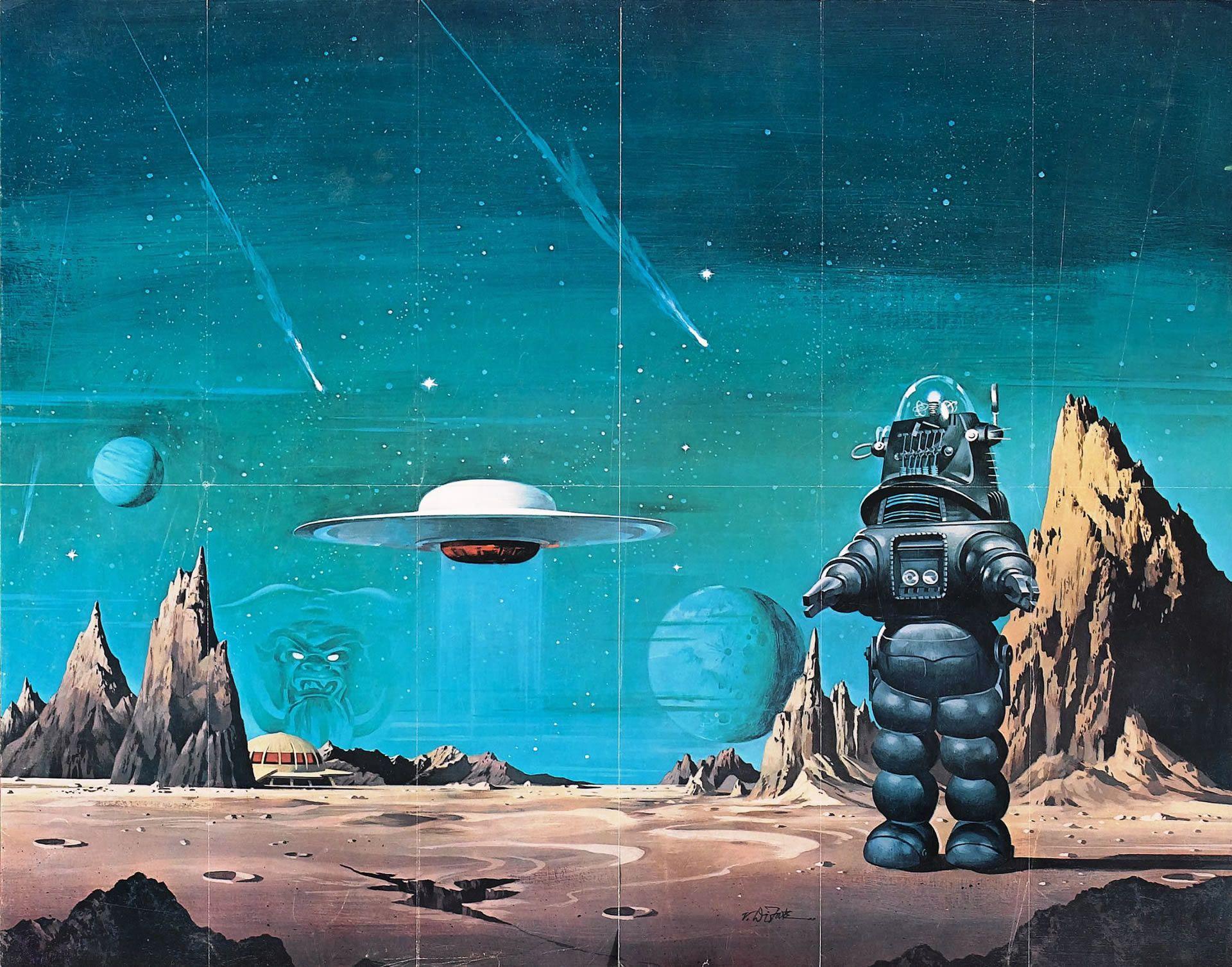 Some Retro Sci Fi Wallpaper For You Guys. Sci Fi Art