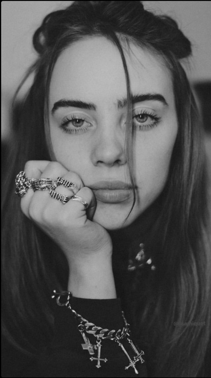 Image about black and white in billie eilish
