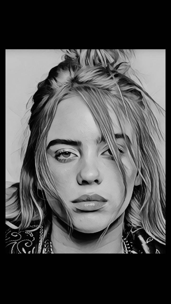 billie eilish black and white wallpapers wallpaper cave on billie eilish black and white wallpapers