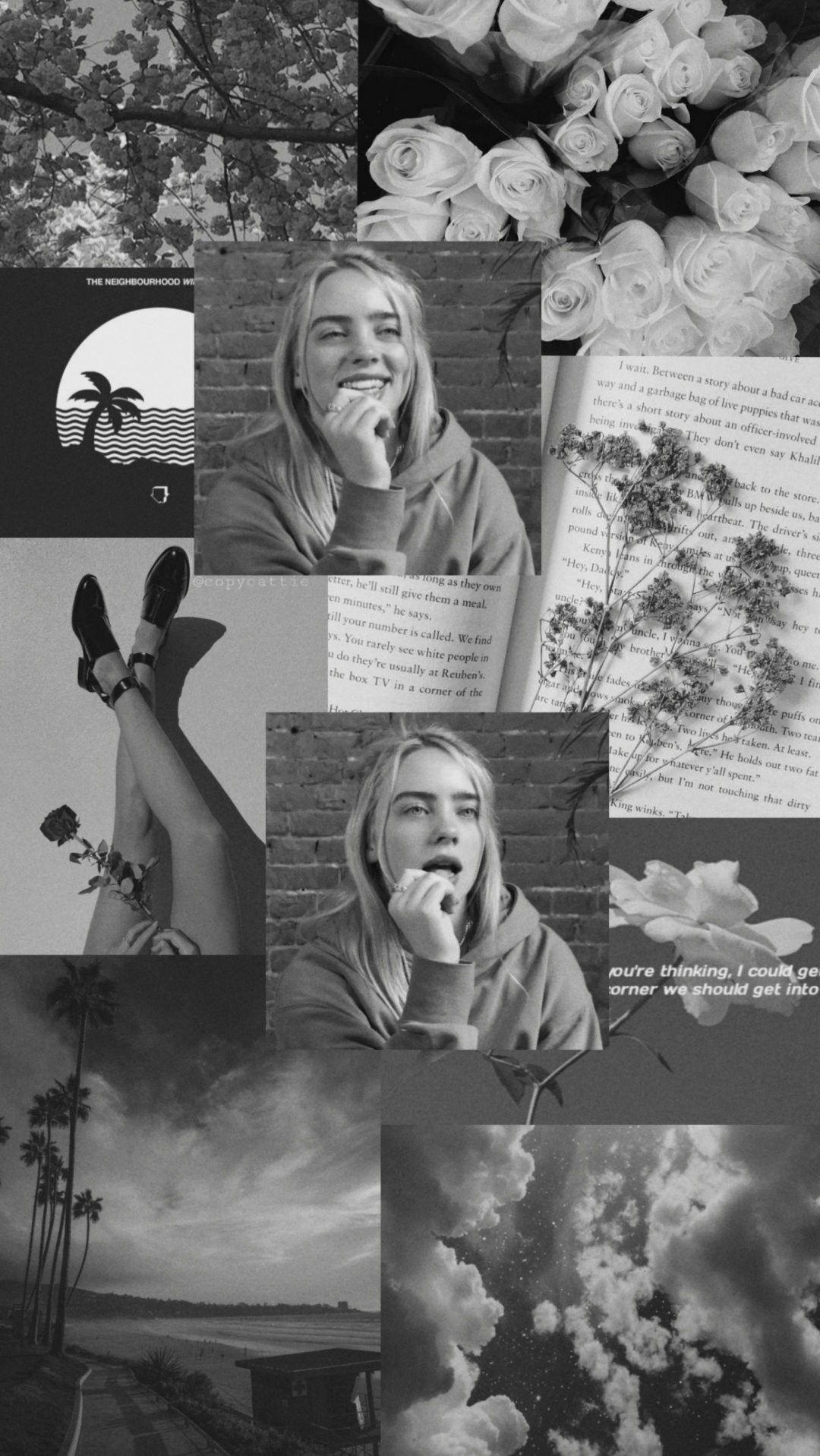 Billie Eilish Black And White Wallpapers Wallpaper Cave