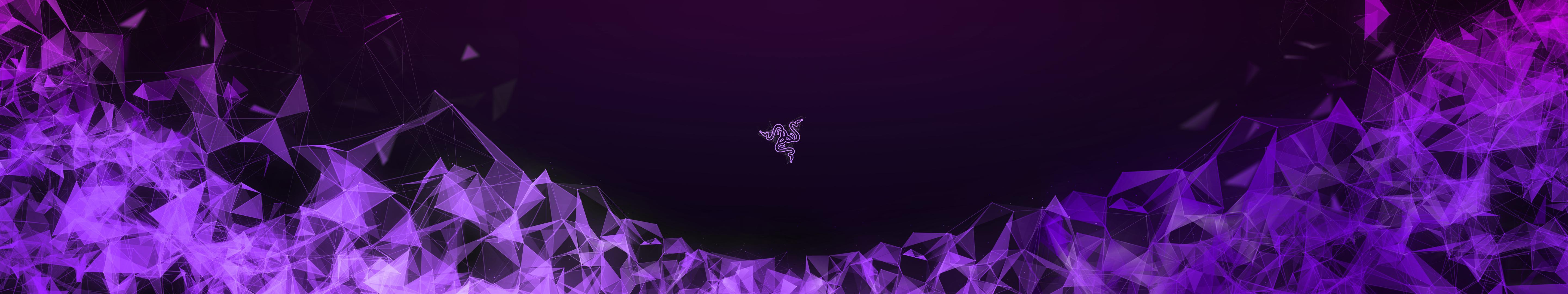 Razer Prismatic wallpaper, Purple edition