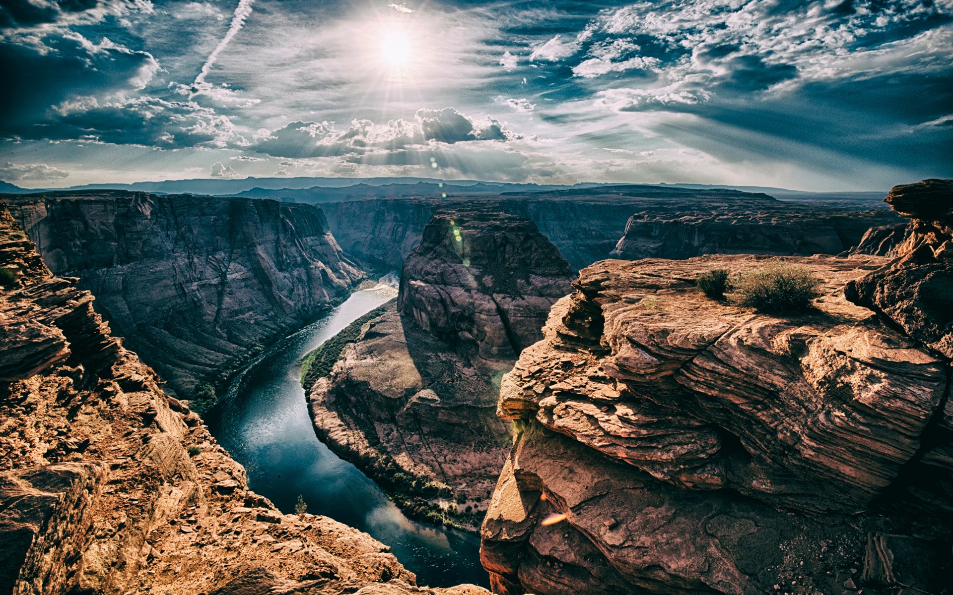 Horseshoe Bend Aerial View Wallpapers - Wallpaper Cave