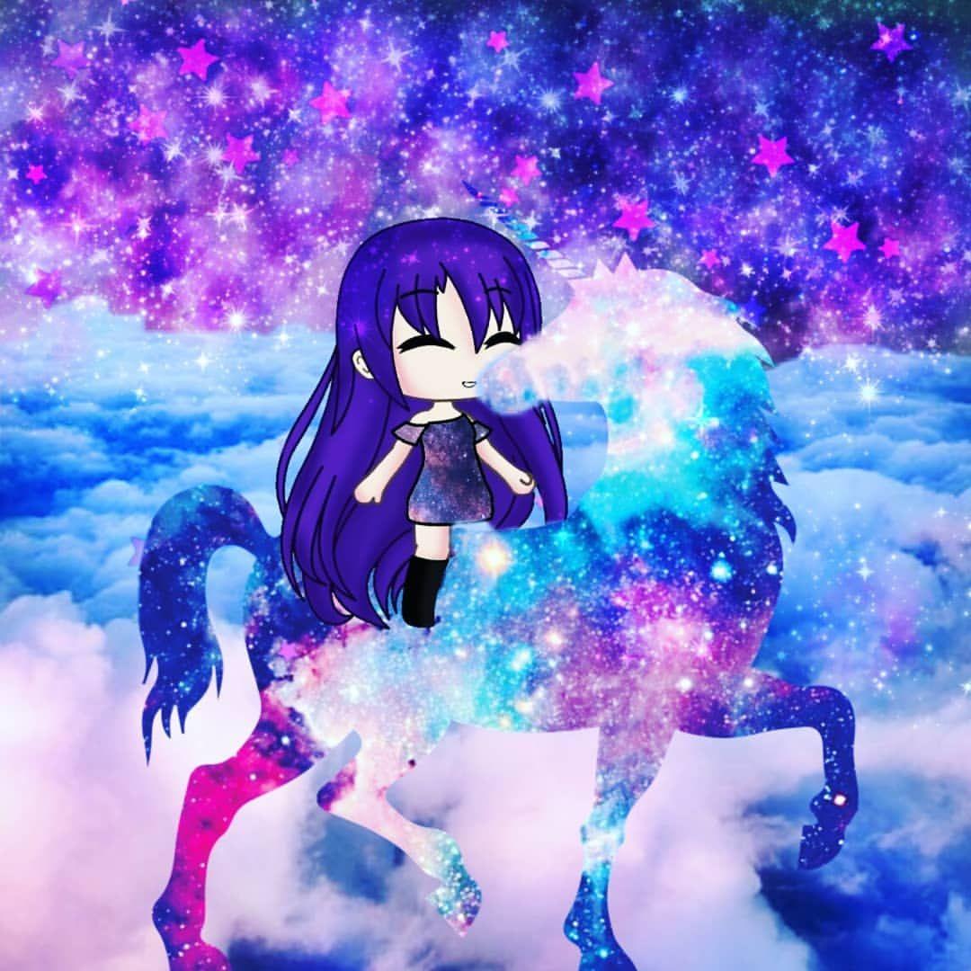 Galaxy Kawaii Anime Wolf Girl