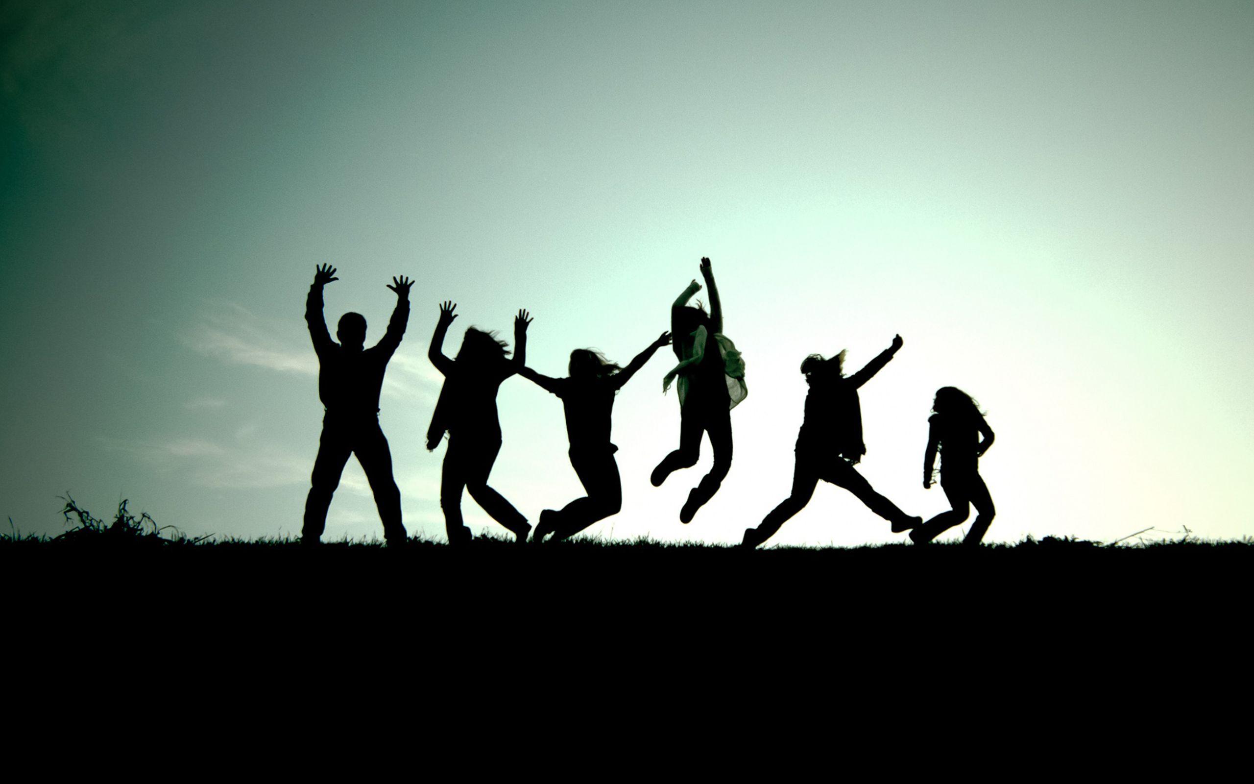 Dance Silhouette Wallpaper