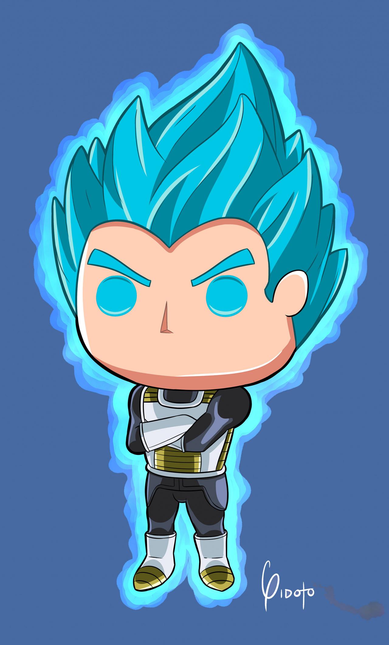 Anime Boy, Vegeta, Minimal, Dragon Ball Super, Artwork