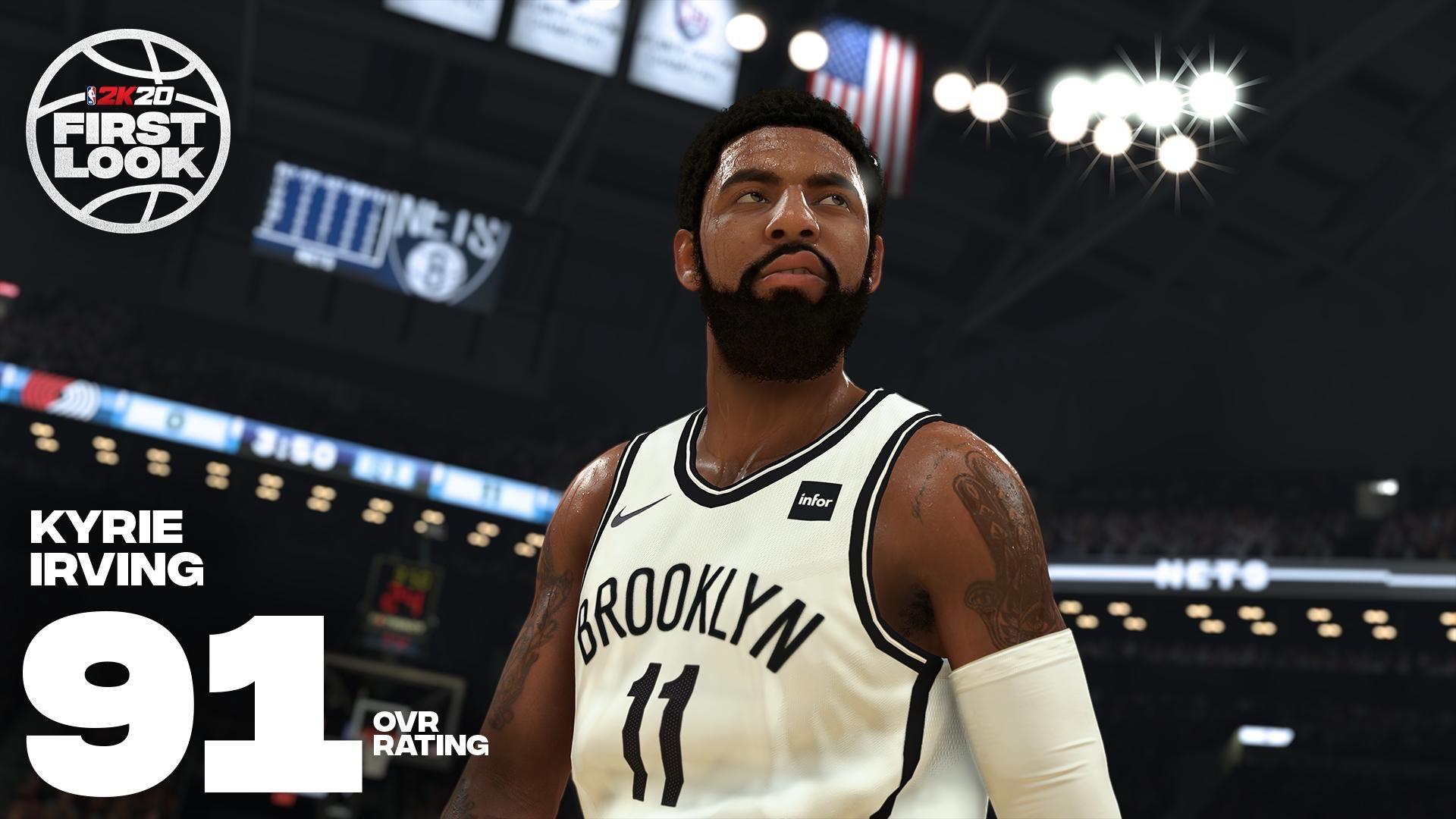 Kyrie Irving NBA 2K20 Rating (Current Brooklyn Nets)