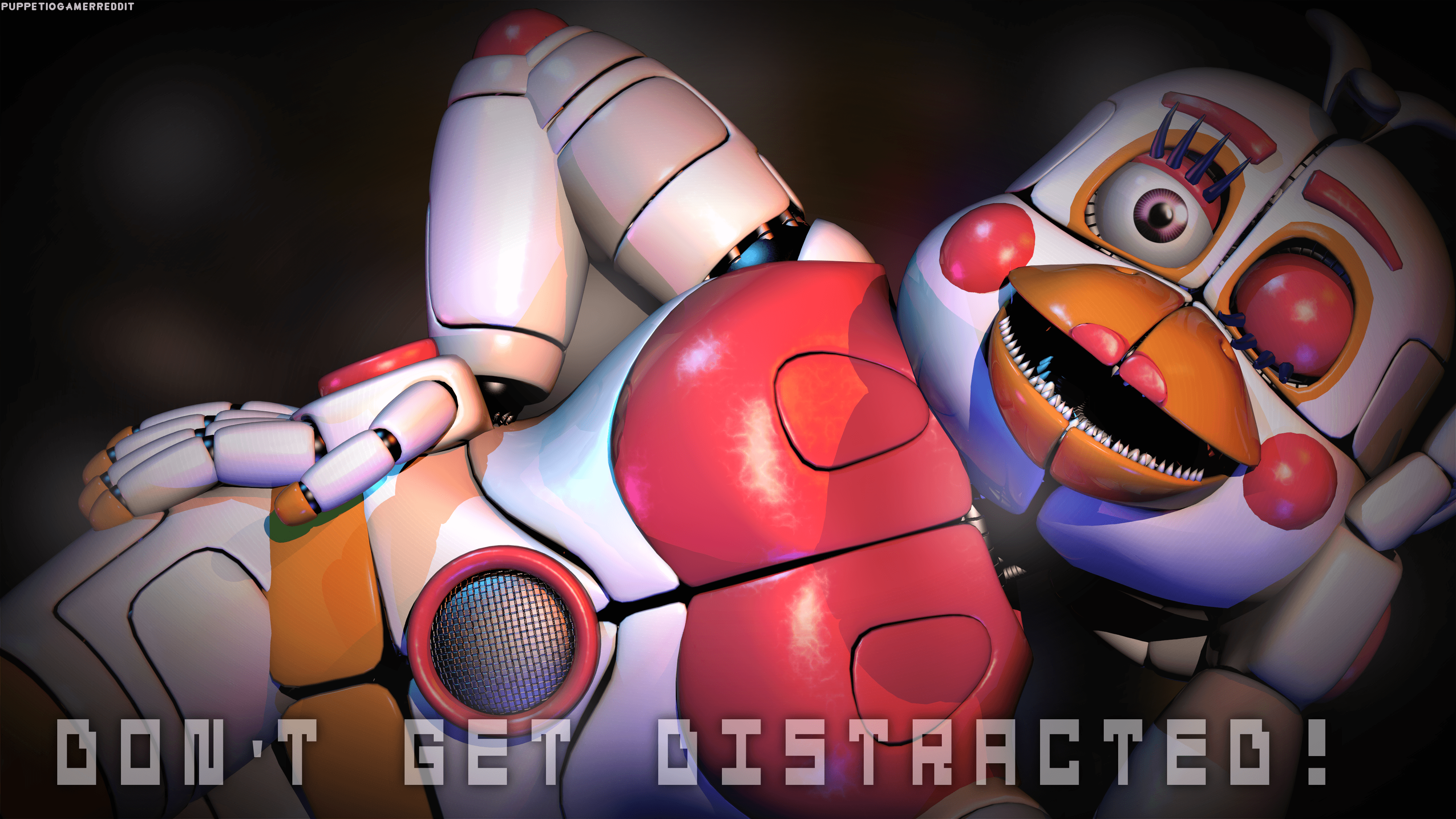 Funtime Chica and Helpy by PilloTheStar