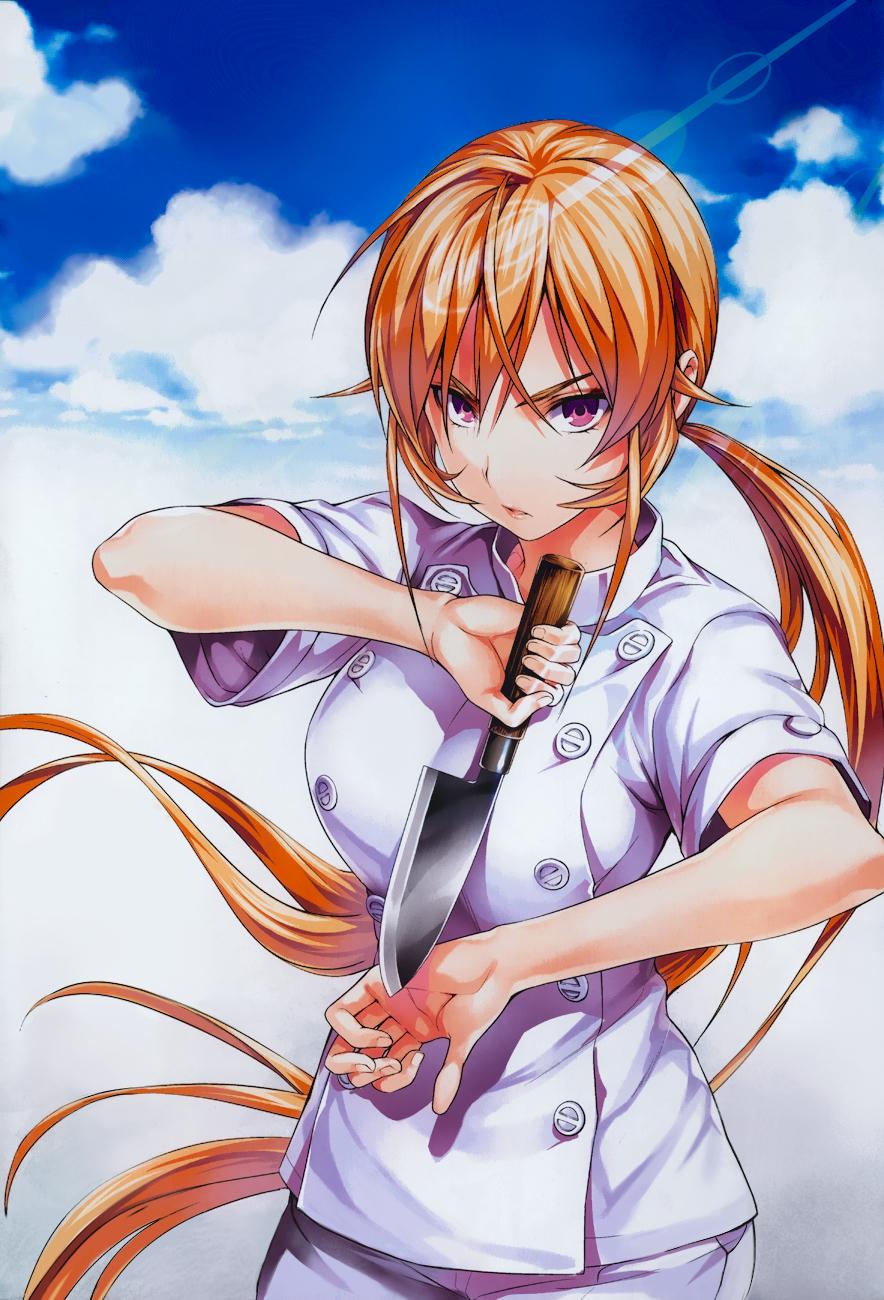 Food Wars Soma Yukihira Erina Nakiri 4K Wallpaper #3.1125